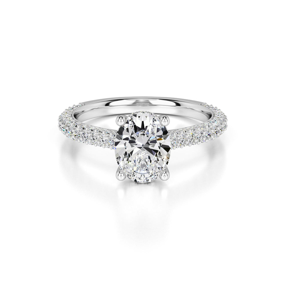 Jessica Lab Grown Diamond Ring | White Gold | 1