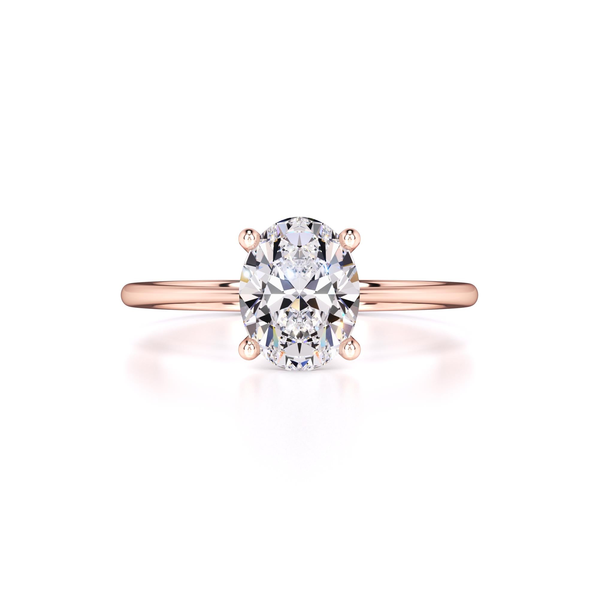 Griffin Moissanite Ring | Rose Gold | 1