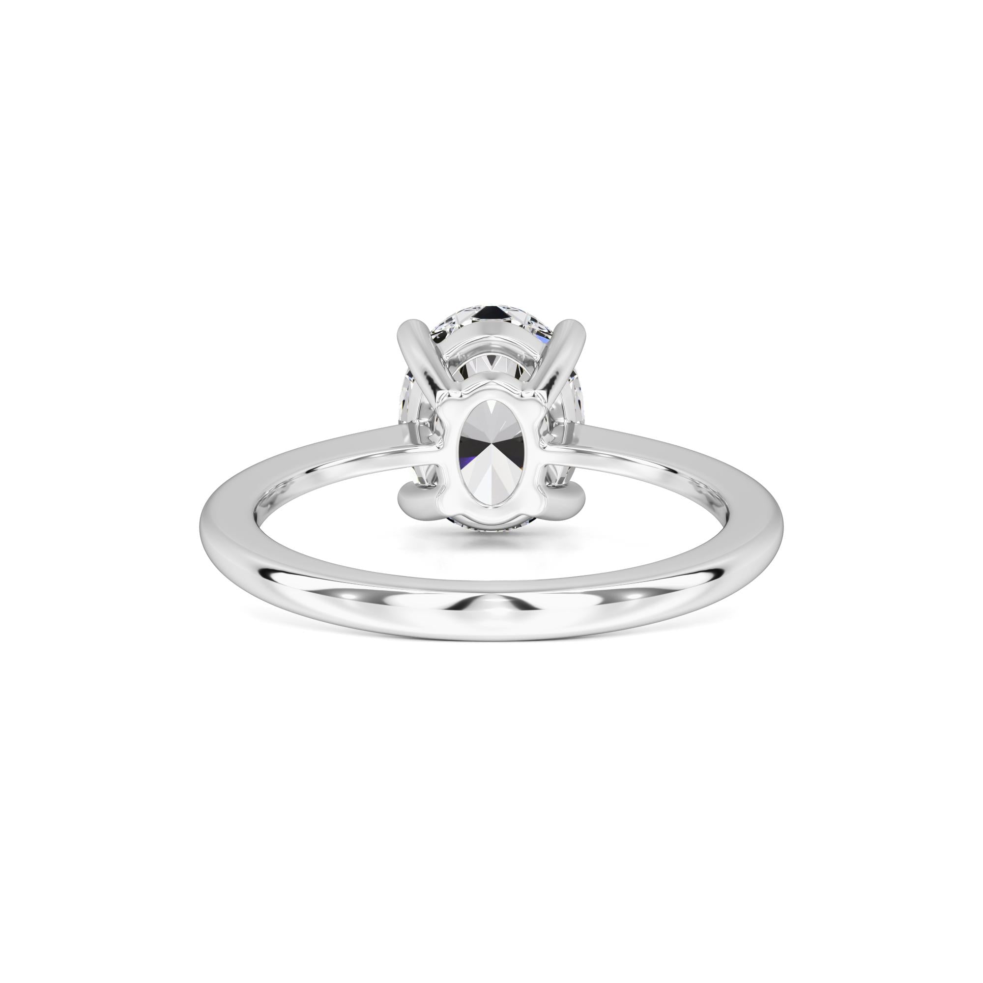 Griffin Moissanite Ring | White Gold | 3