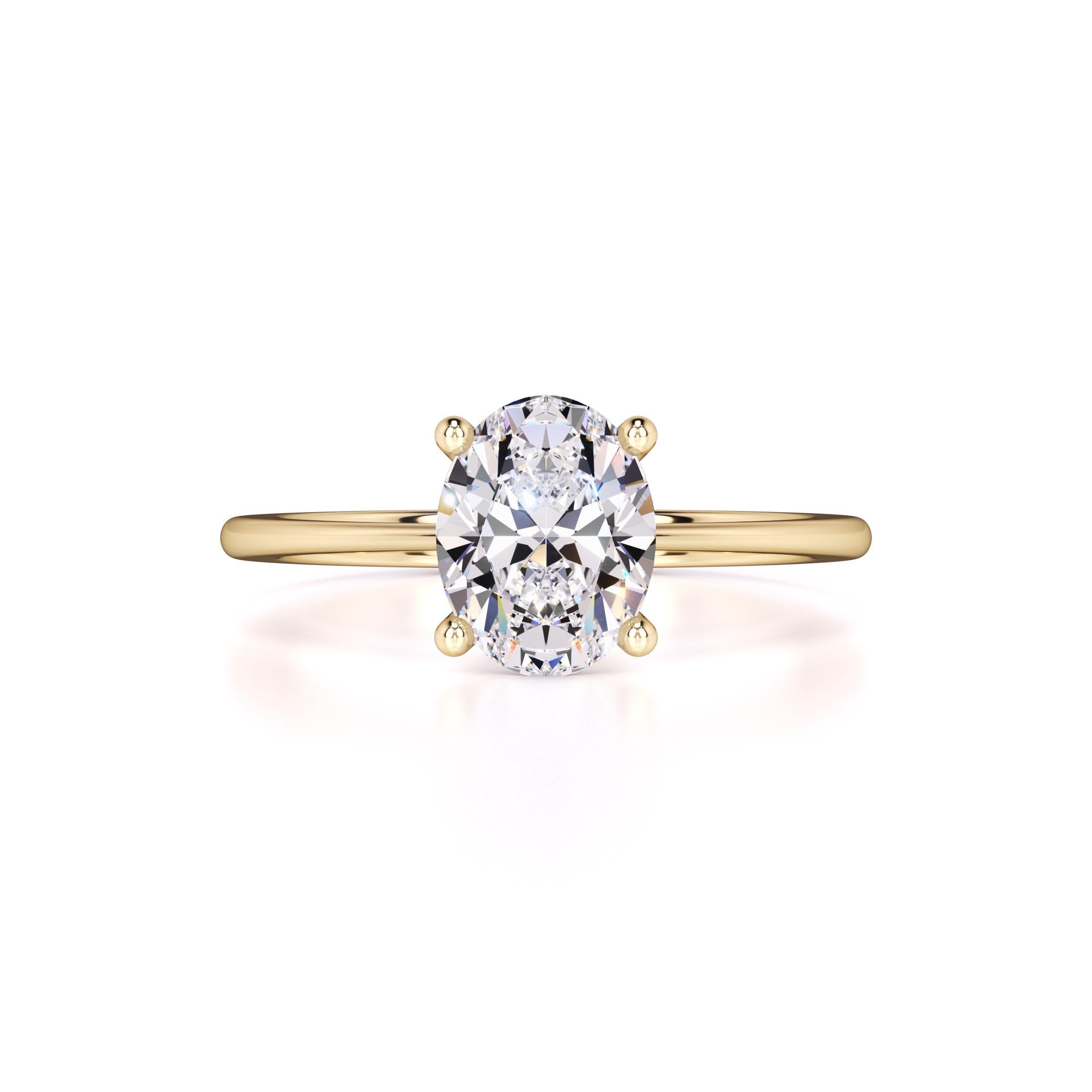 Griffin Moissanite Ring | Yellow Gold | 1