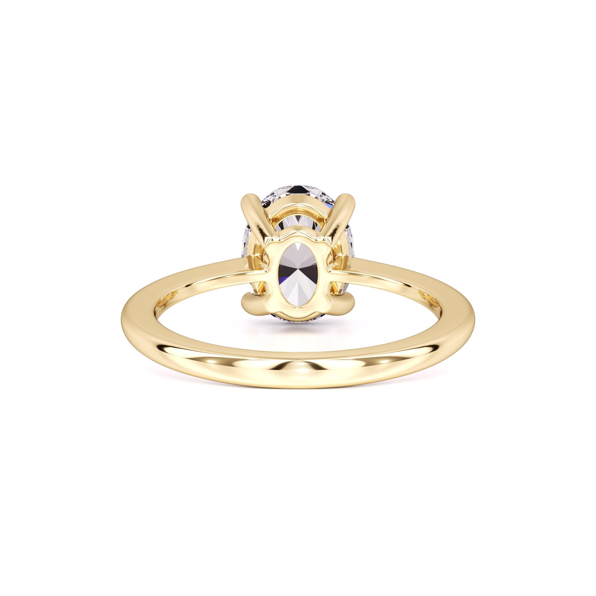Griffin Moissanite Ring | Yellow Gold | 3