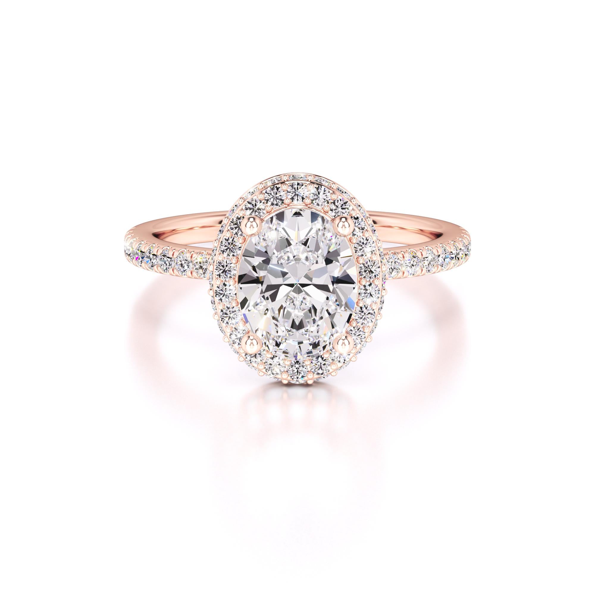 Gavin Lab Grown Diamond Ring | Rose Gold | 1