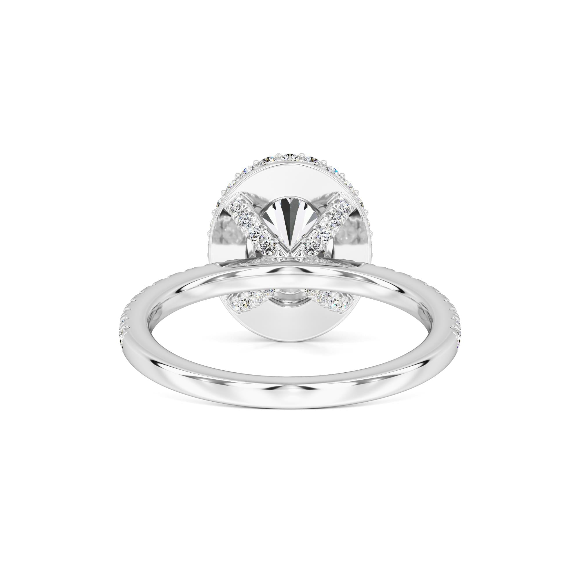 Gavin Moissanite & Lab Grown Diamond Ring | White Gold | 3