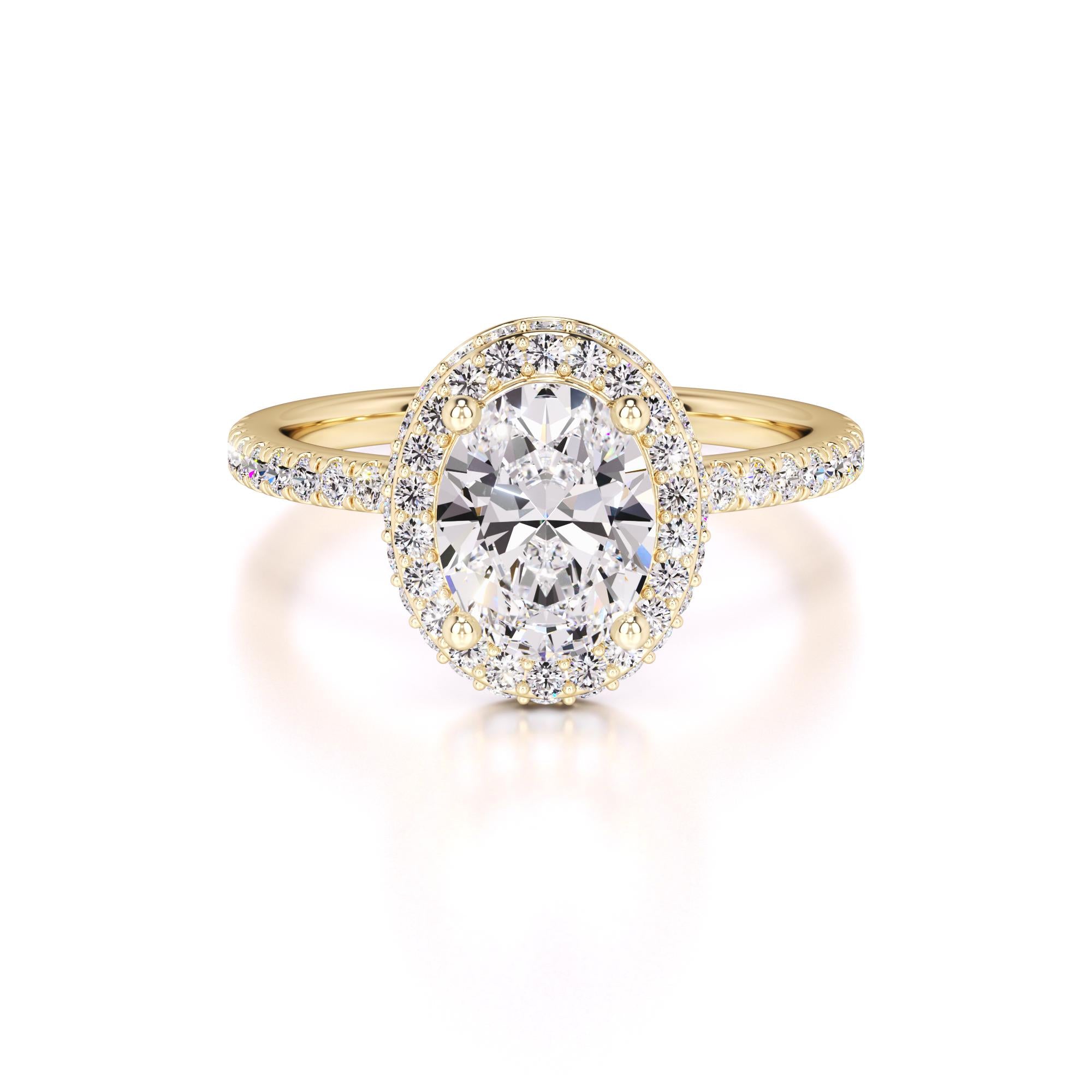 Gavin Lab Grown Diamond Ring | Yellow Gold | 1