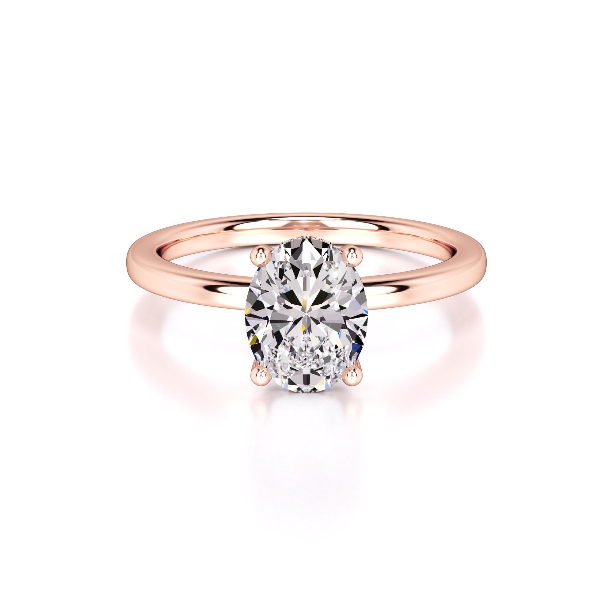 Chica Lab Grown Diamond Ring | Rose Gold | 1