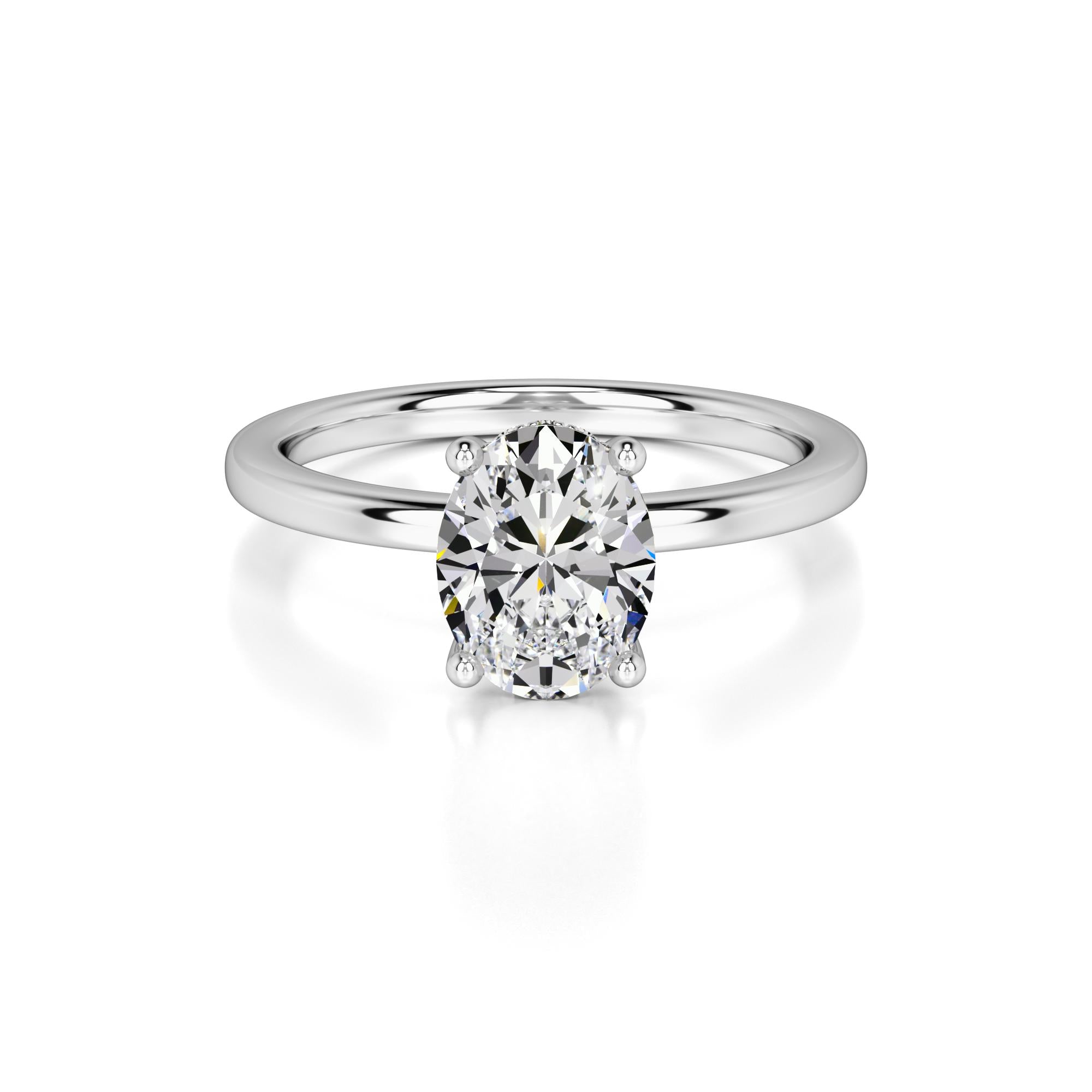 Chica Lab Grown Diamond Ring | White Gold | 1