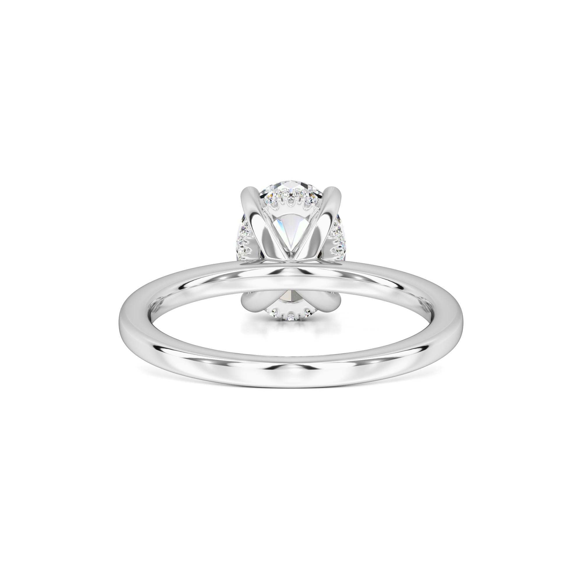 Chica Moissanite & Lab Grown Diamond Ring | White Gold | 3