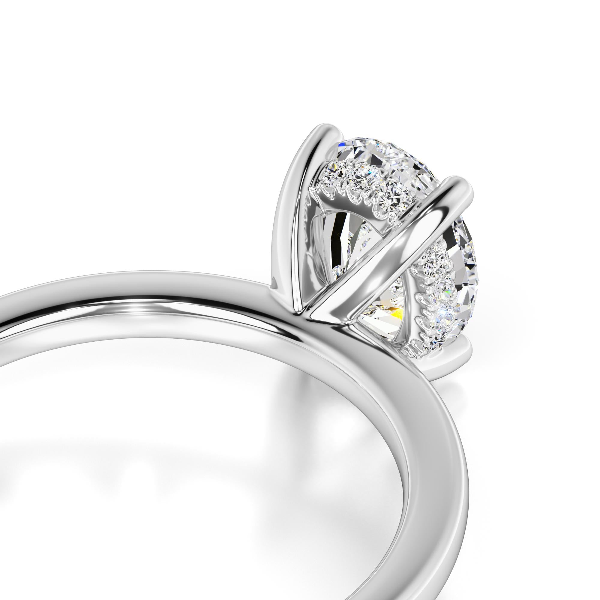 Chica Moissanite & Lab Grown Diamond Ring | White Gold | 2