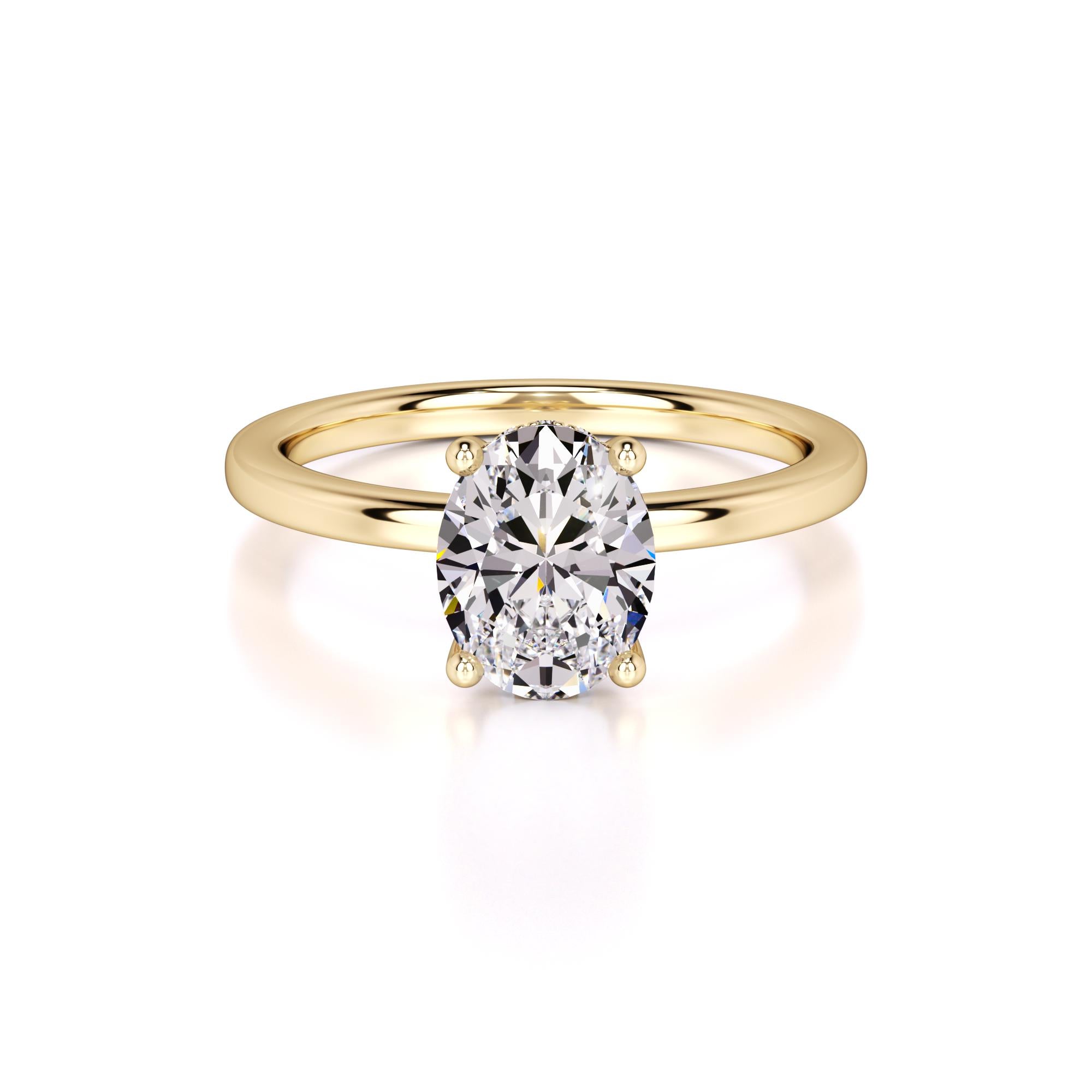 Chica Lab Grown Diamond Ring | Yellow Gold | 1