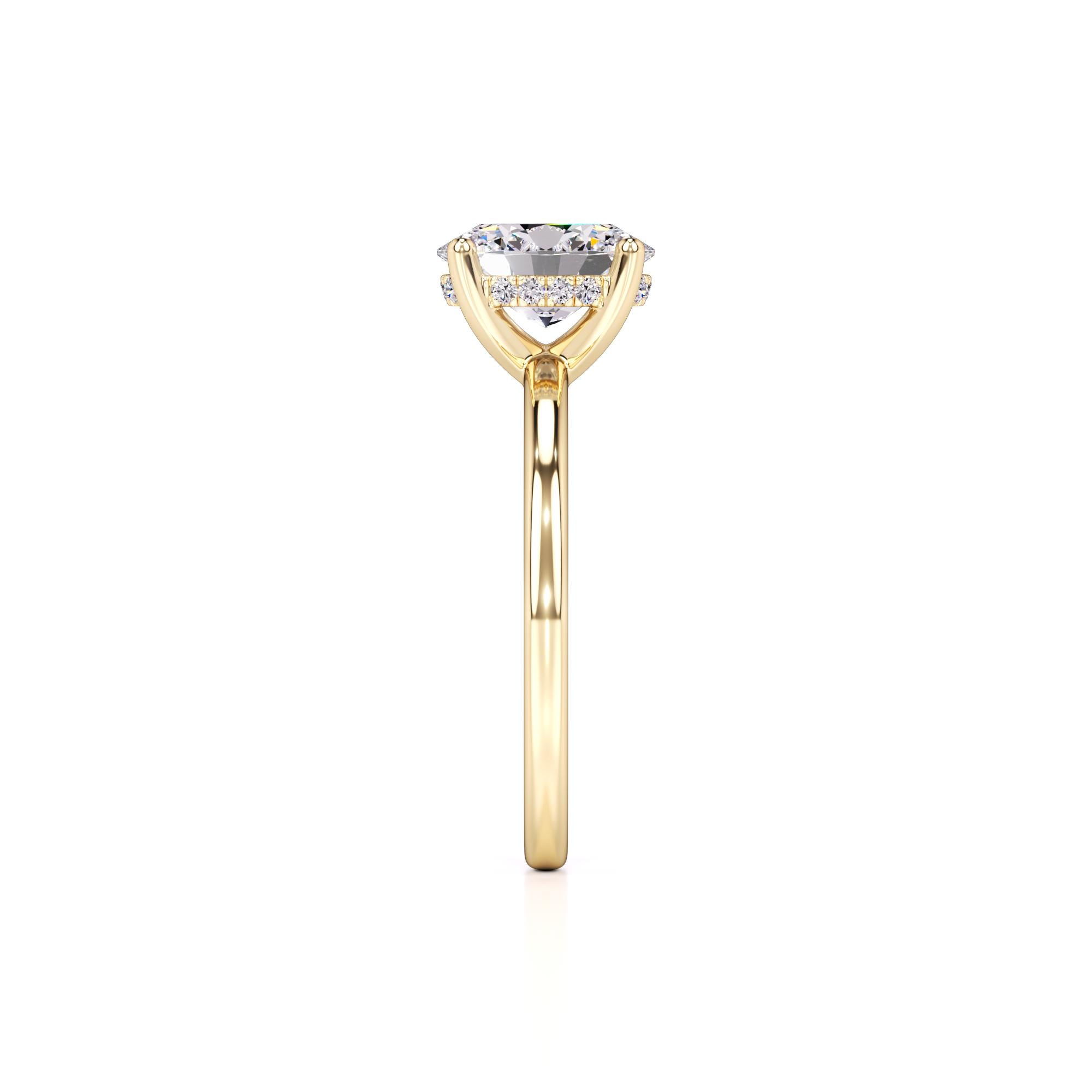 Chica Lab Grown Diamond Ring | Yellow Gold | 4
