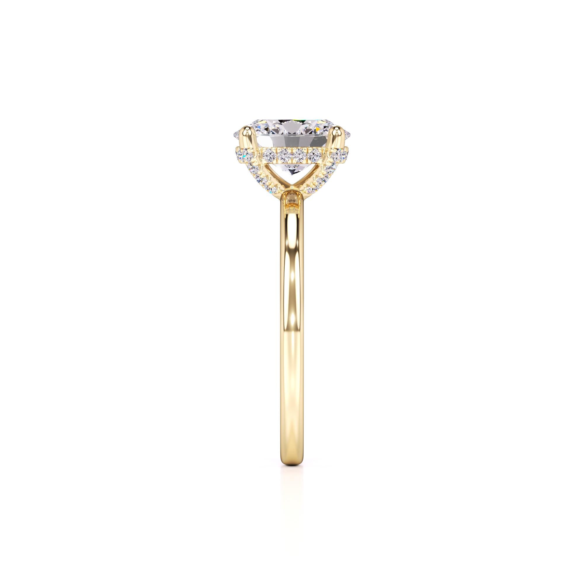 Lola Lab Grown Diamond Ring | Yellow Gold | 4