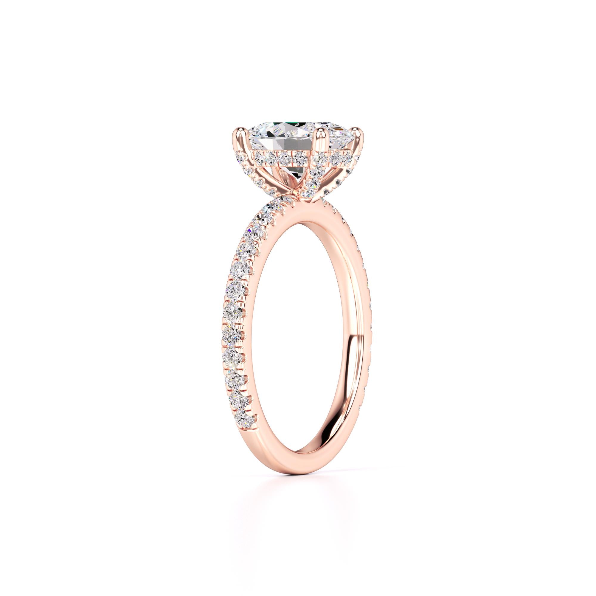 Mika Lab Grown Diamond Ring | Rose Gold | 3
