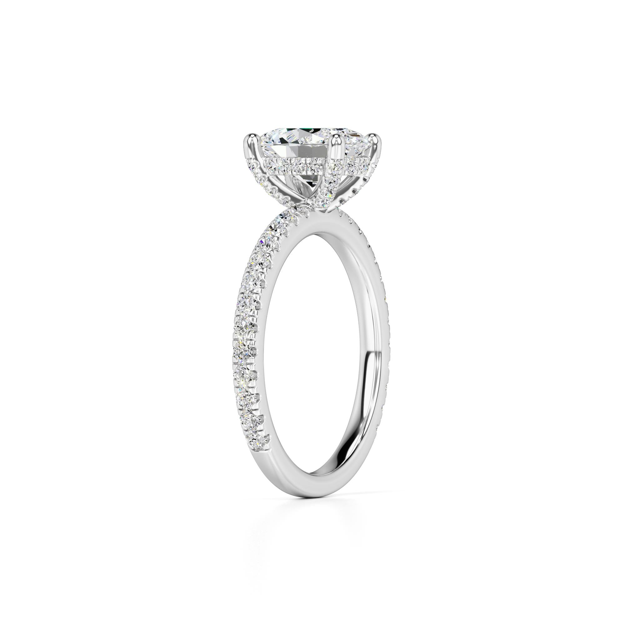 Mika Lab Grown Diamond Ring | White Gold | 3