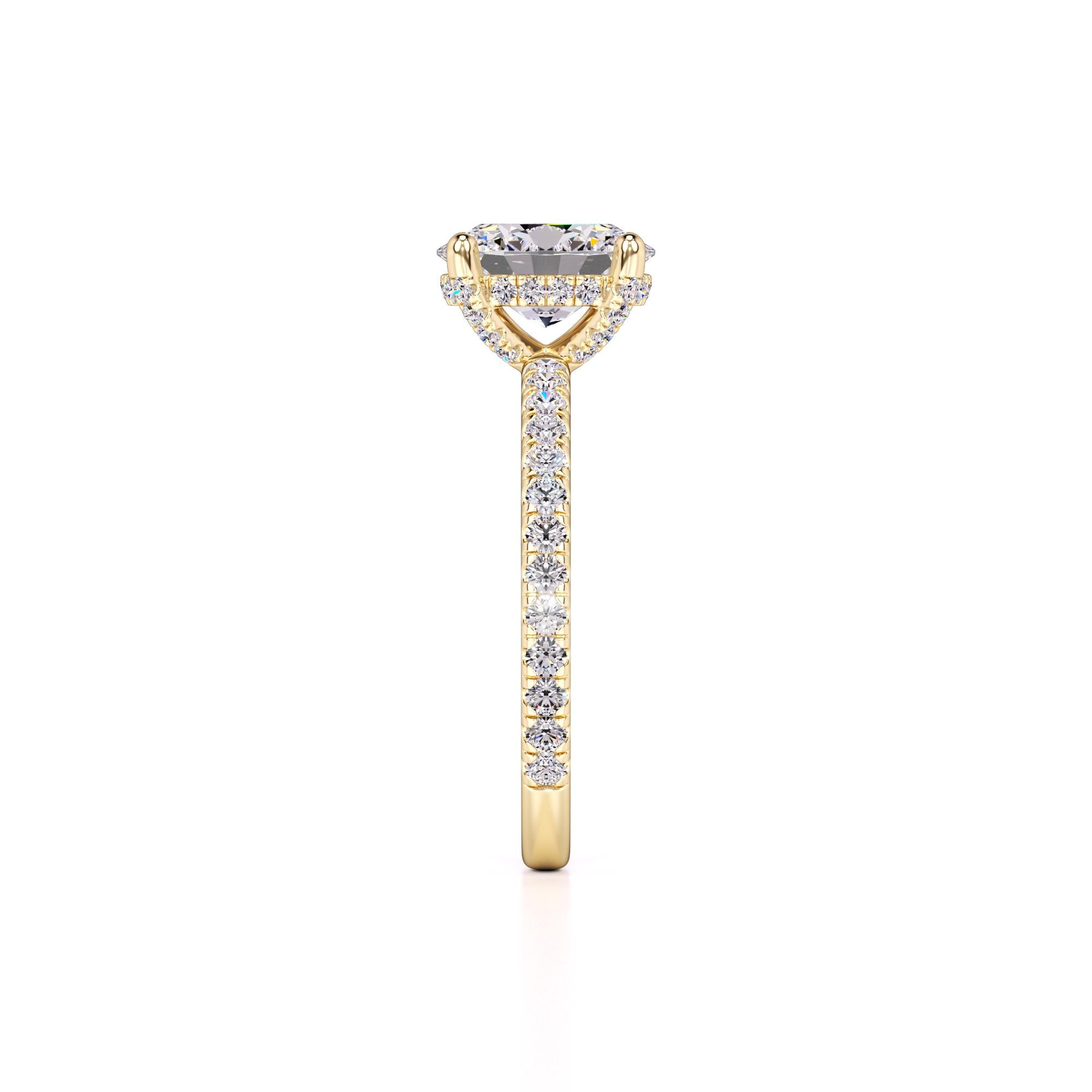 Mika Lab Grown Diamond Ring | Yellow Gold | 4