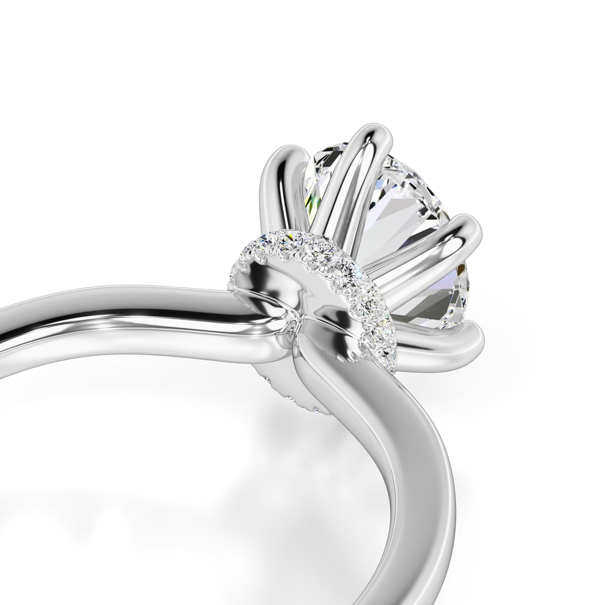 Ariana Lab Grown Diamond Ring | White Gold | 2