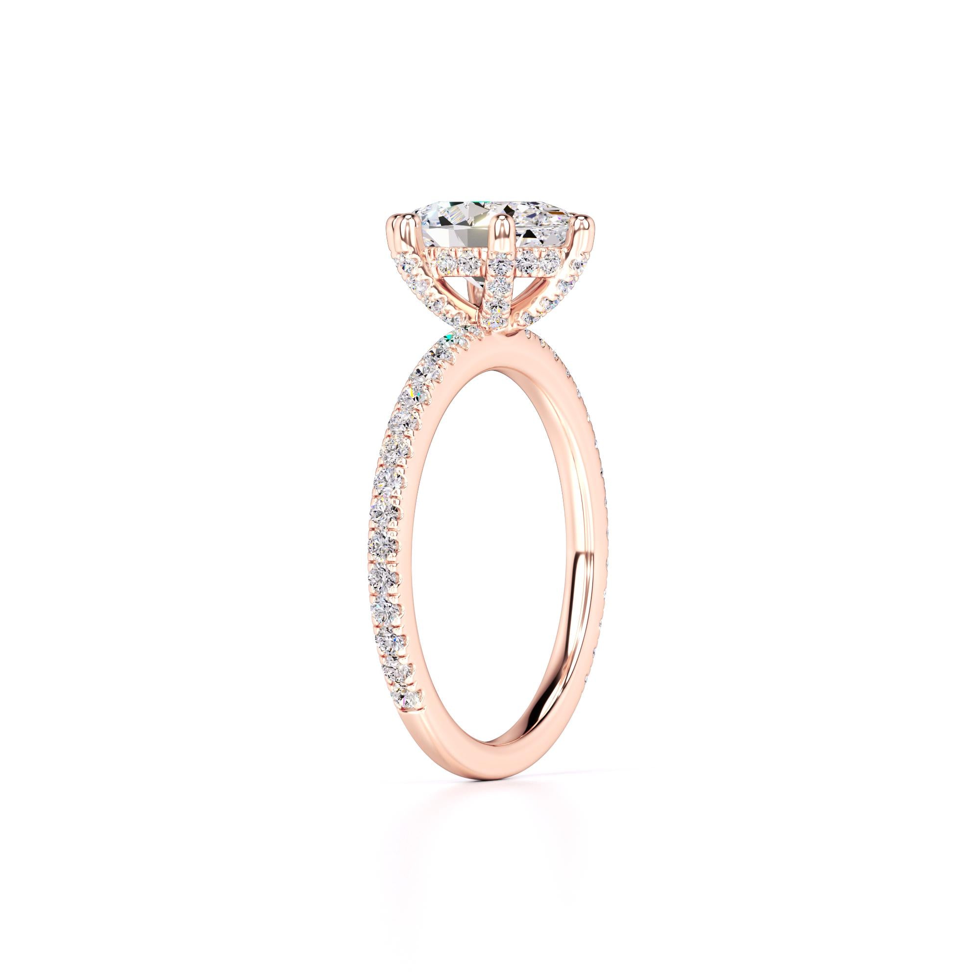 Eva Lab Grown Diamond Ring | Rose Gold | 3