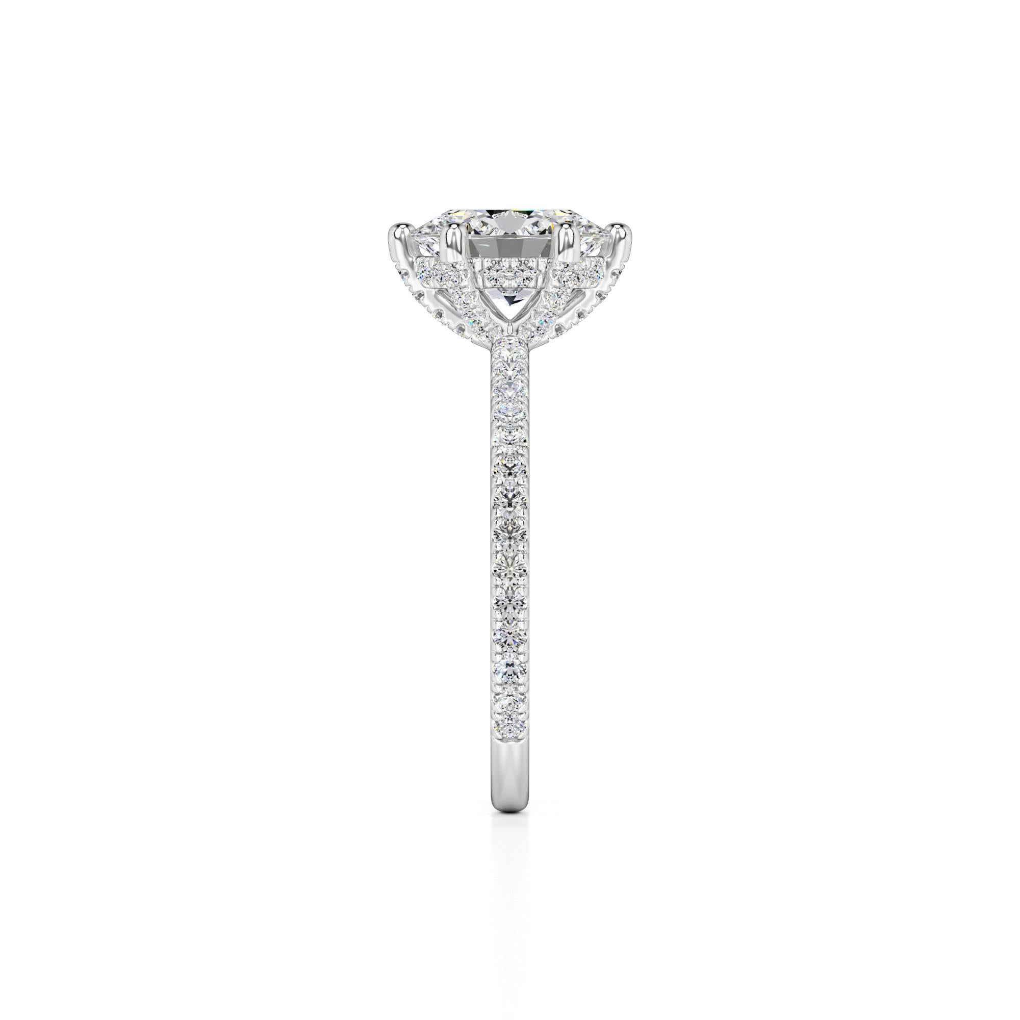Eva Lab Grown Diamond Ring | White Gold | 4