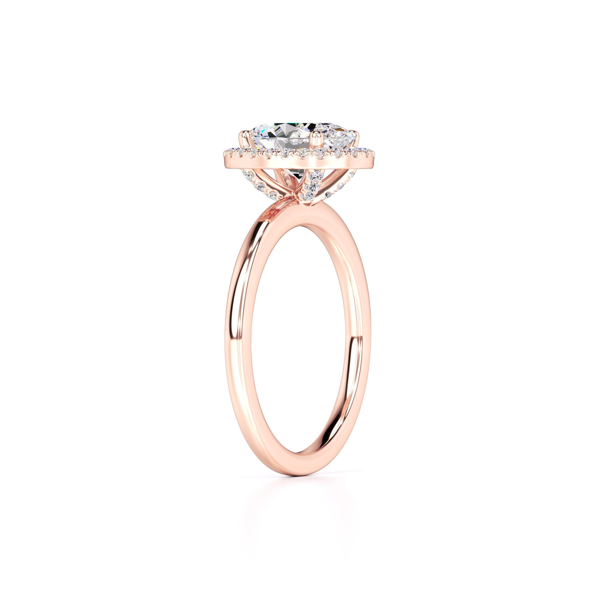 Gabriella Lab Grown Diamond Ring | Rose Gold | 3