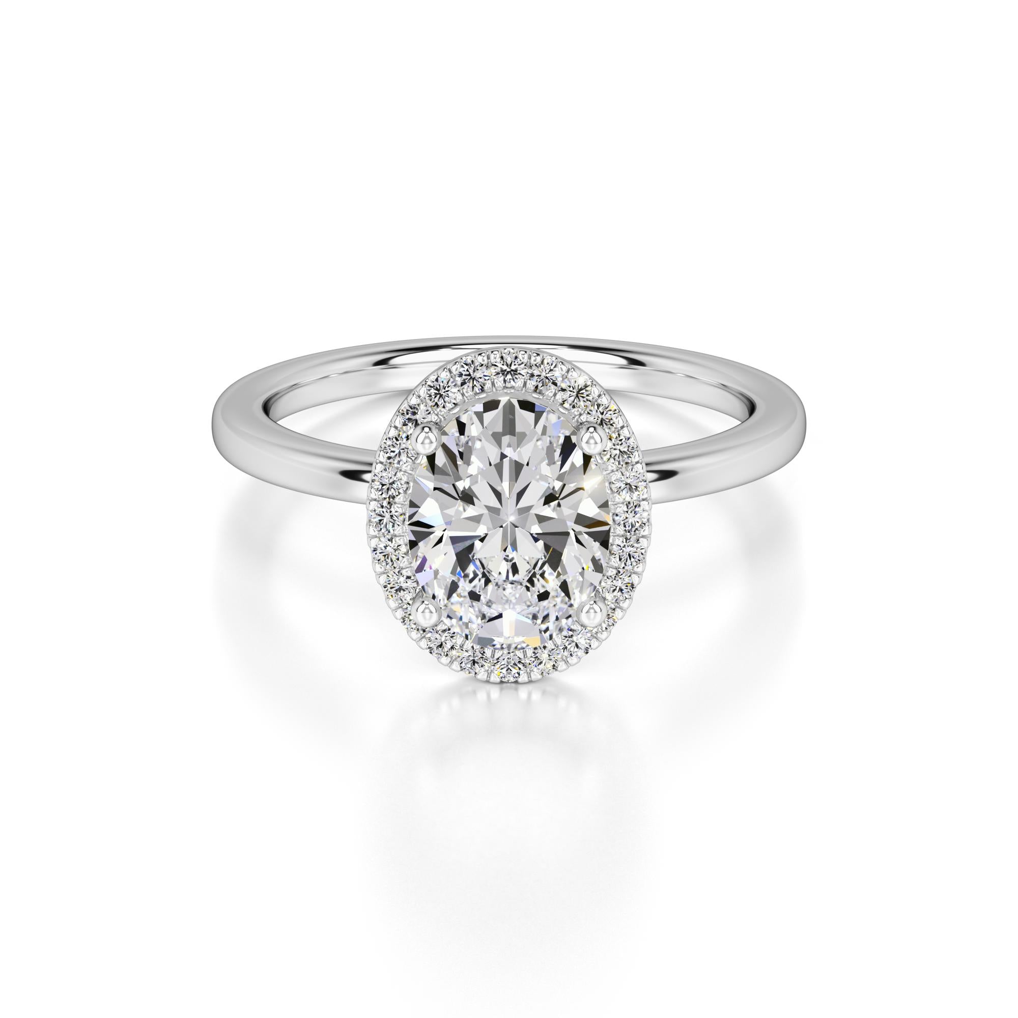Gabriella Lab Grown Diamond Ring | White Gold | 1