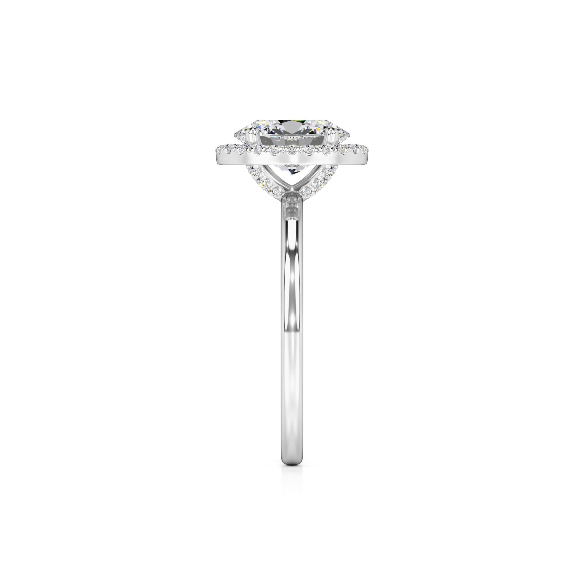 Gabriella Lab Grown Diamond Ring | White Gold | 4