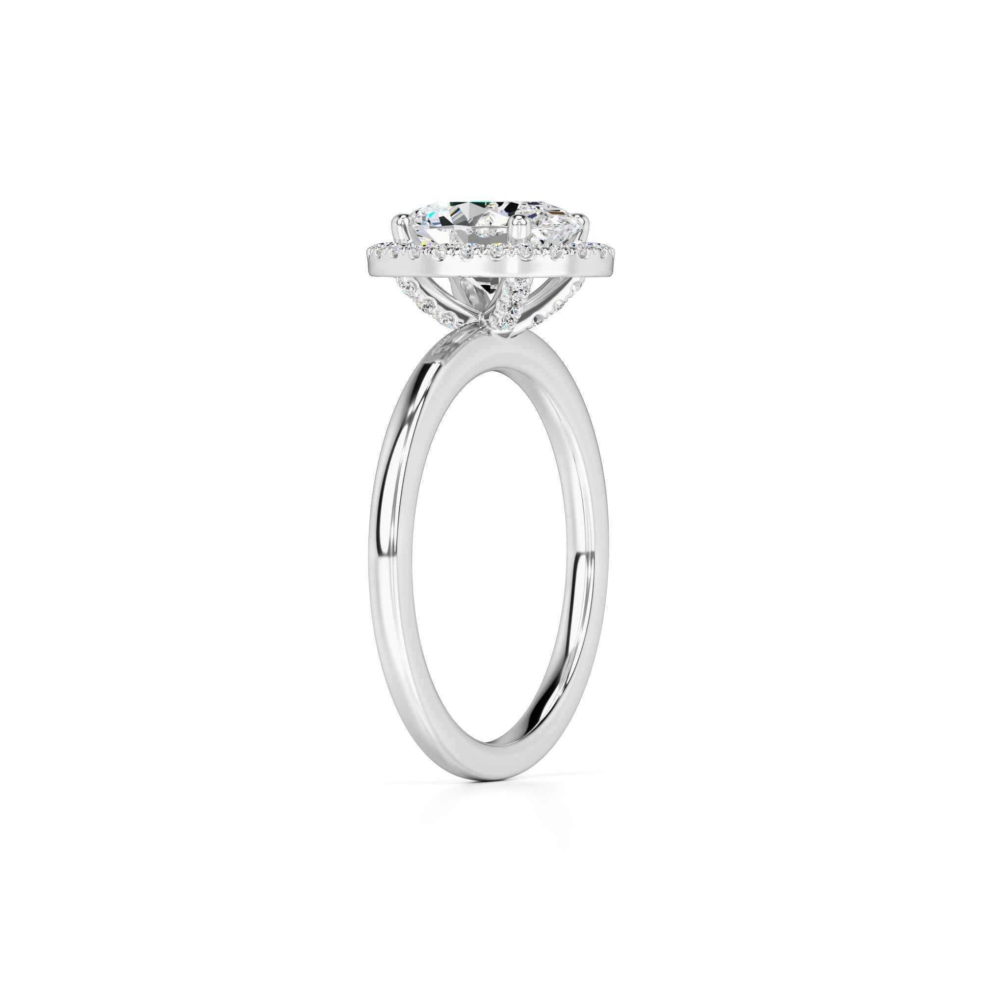 Gabriella Lab Grown Diamond Ring | White Gold | 3