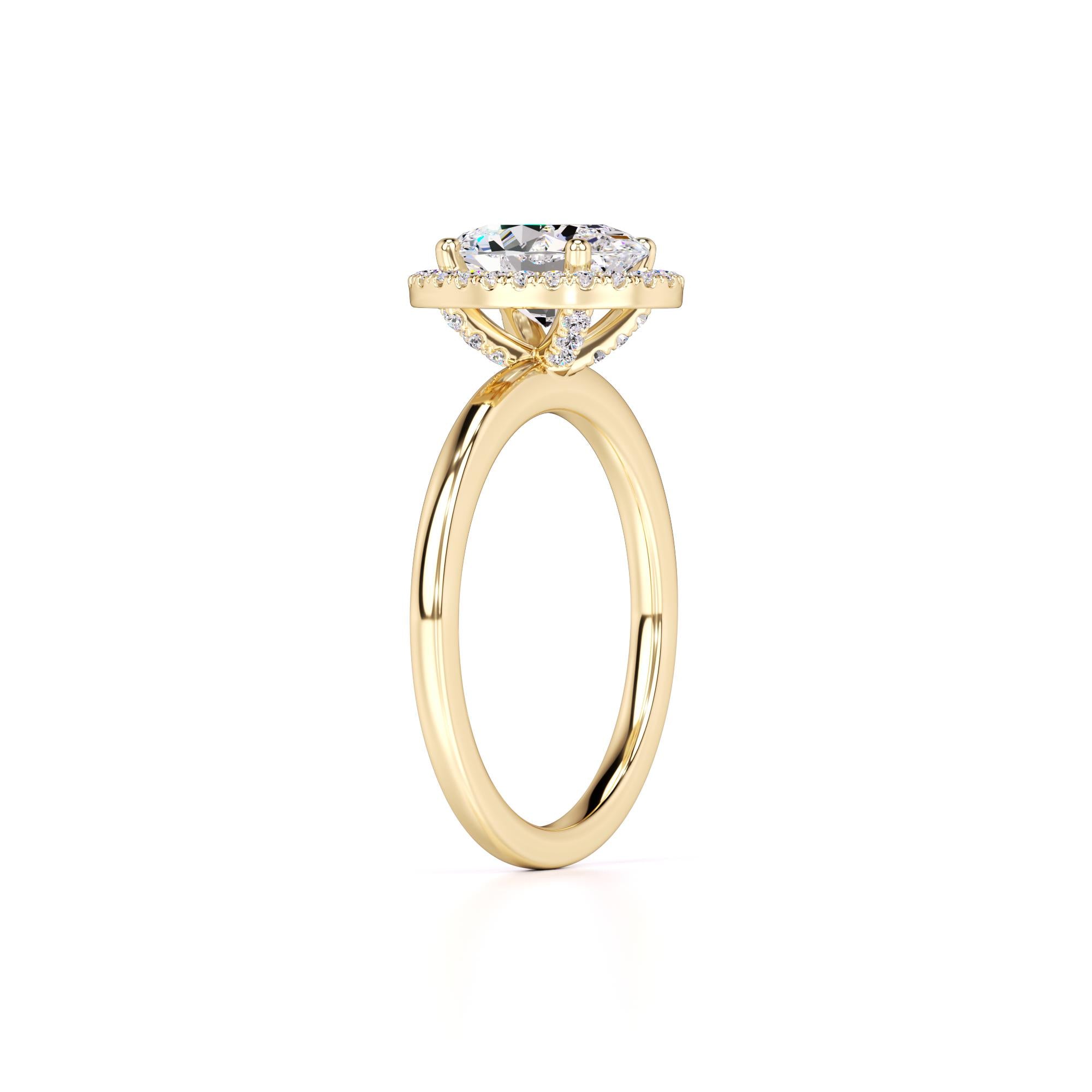 Gabriella Lab Grown Diamond Ring | Yellow Gold | 3