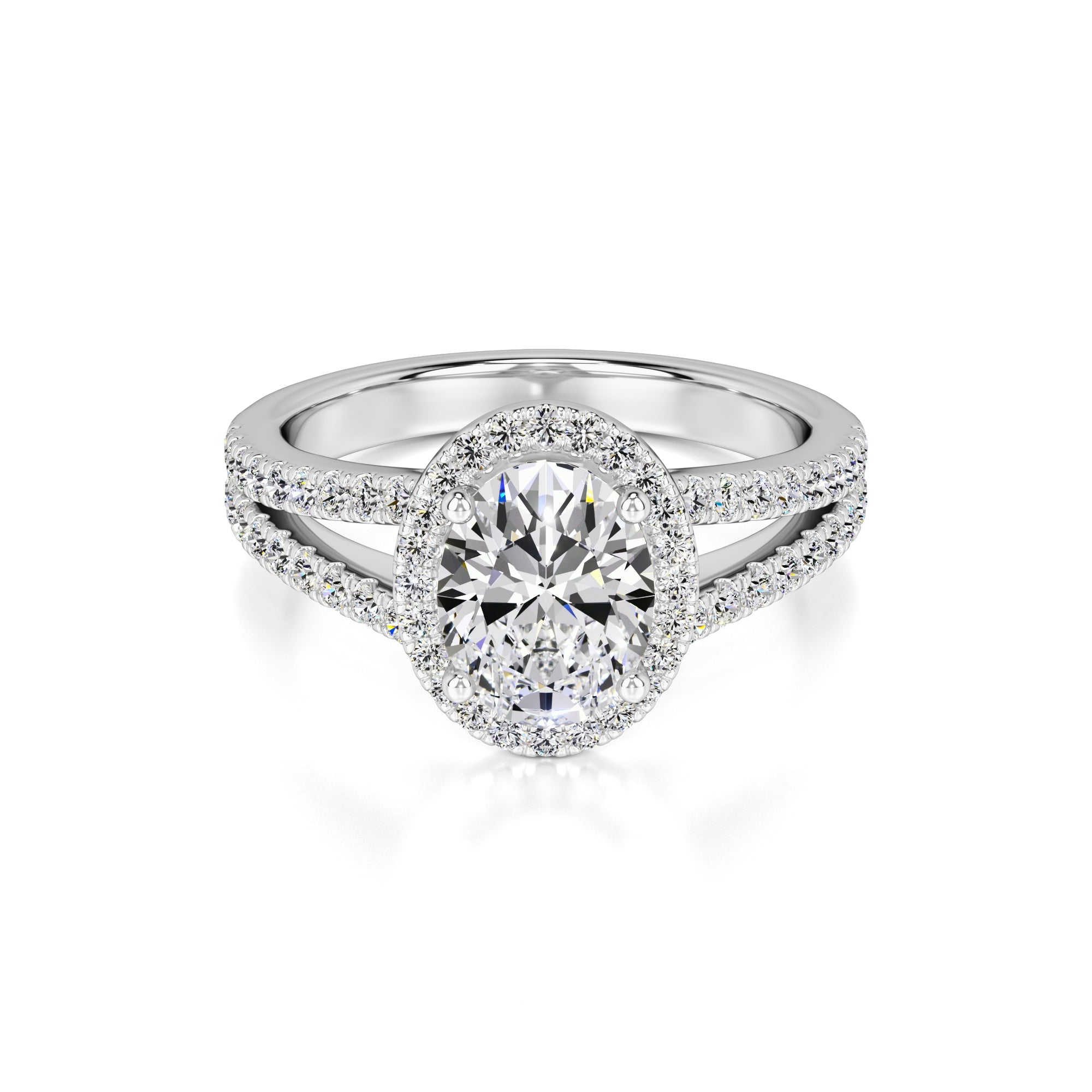 Zoe Lab Grown Diamond Ring | White Gold | 1