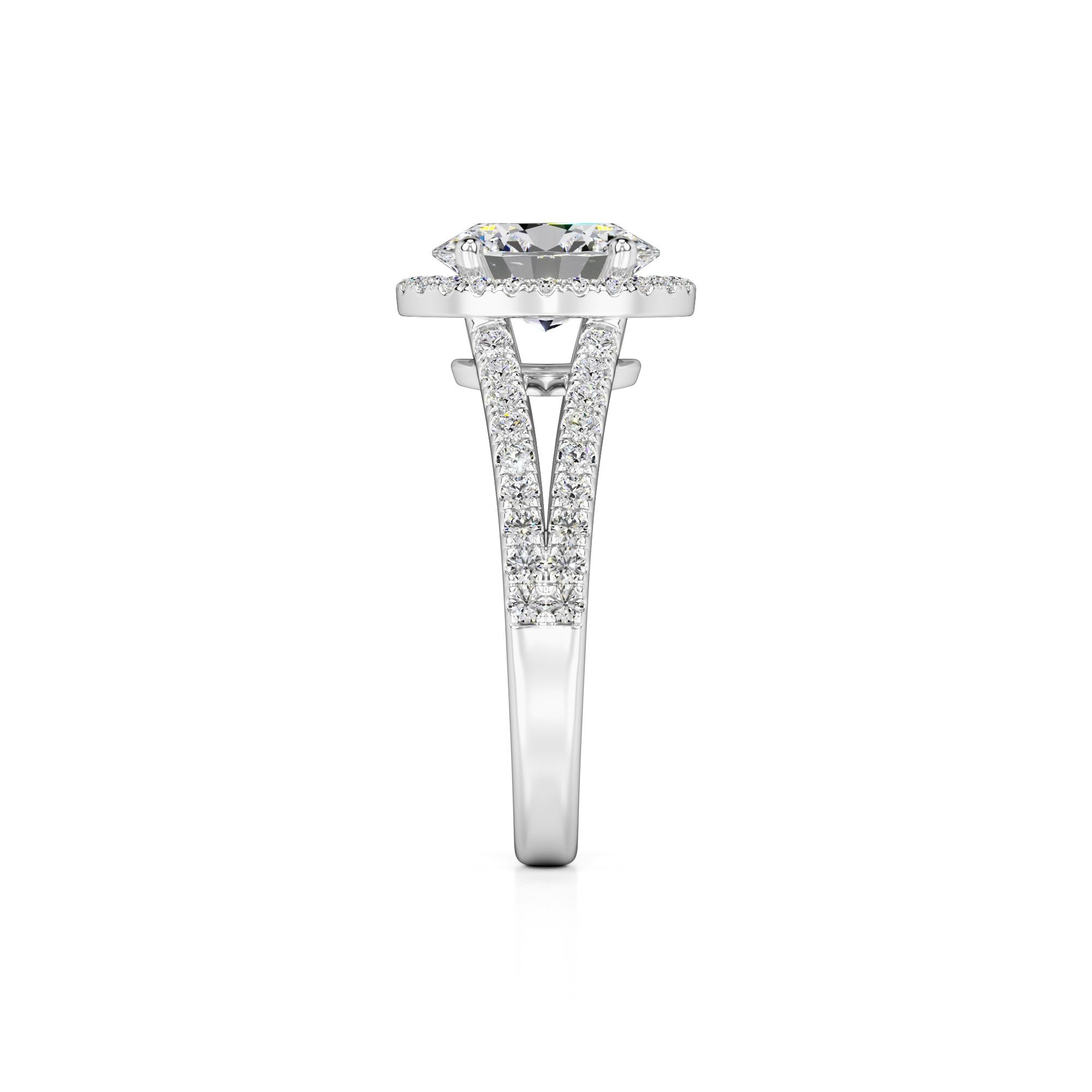 Zoe Lab Grown Diamond Ring | White Gold | 4