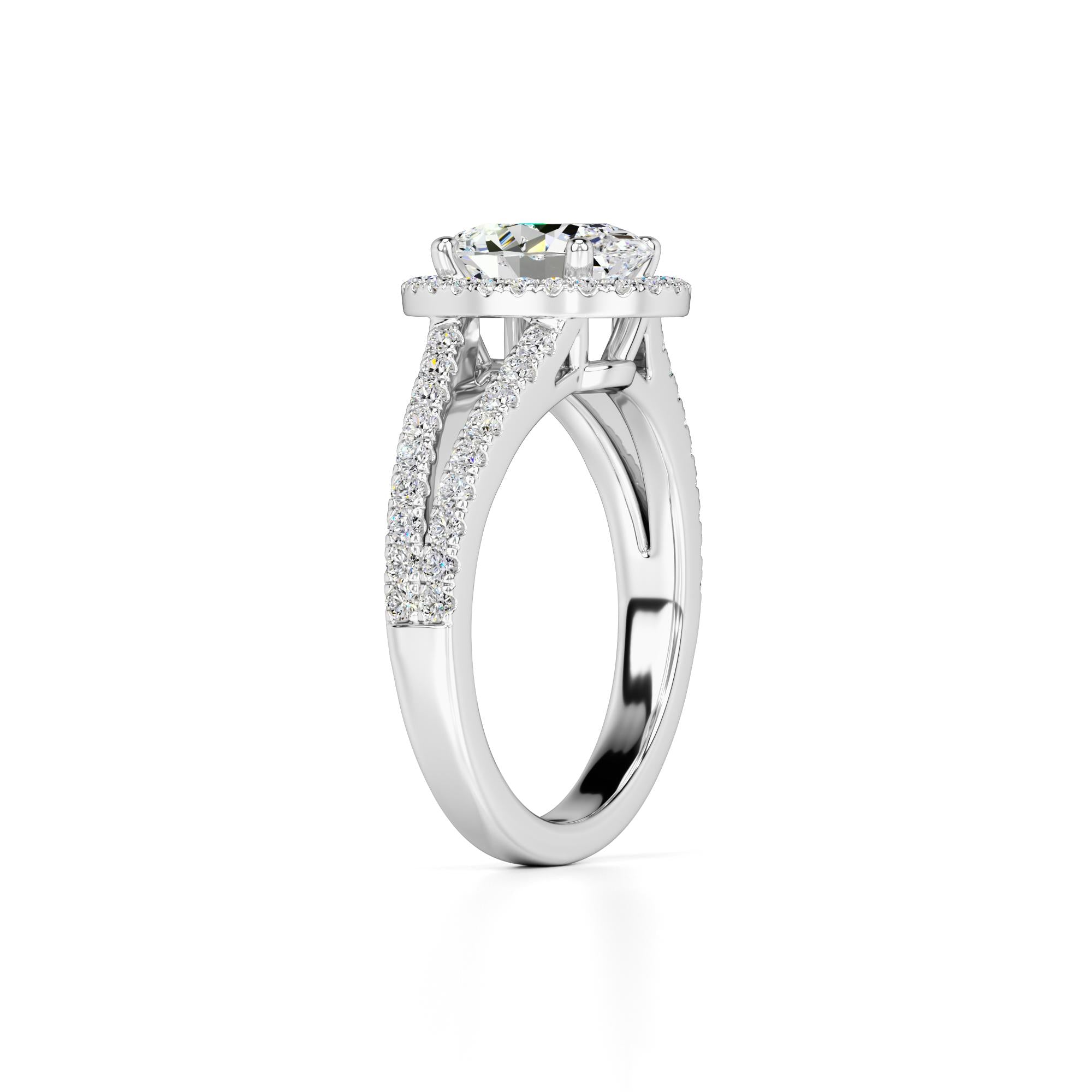 Zoe Lab Grown Diamond Ring | White Gold | 3