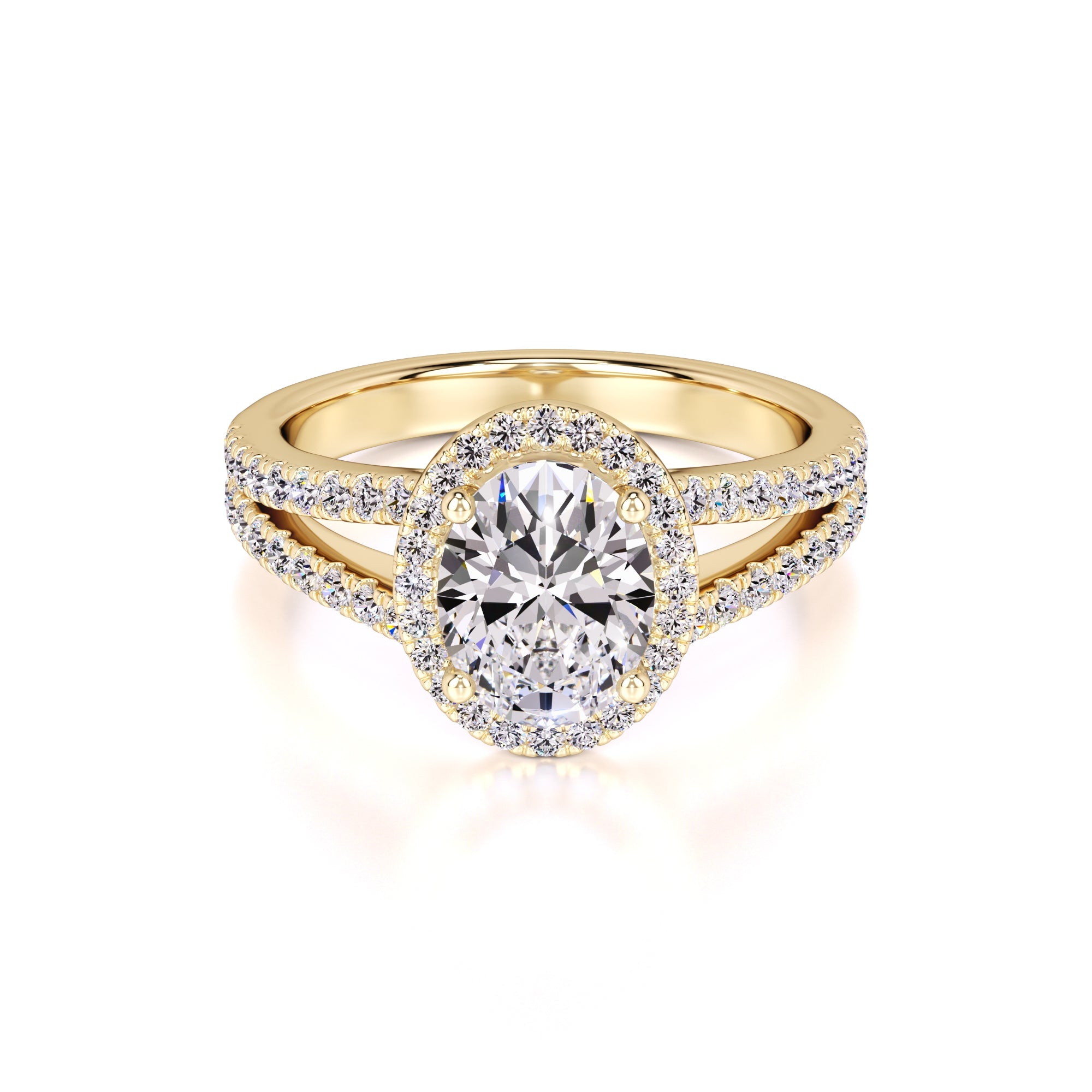 Zoe Lab Grown Diamond Ring | Yellow Gold | 1