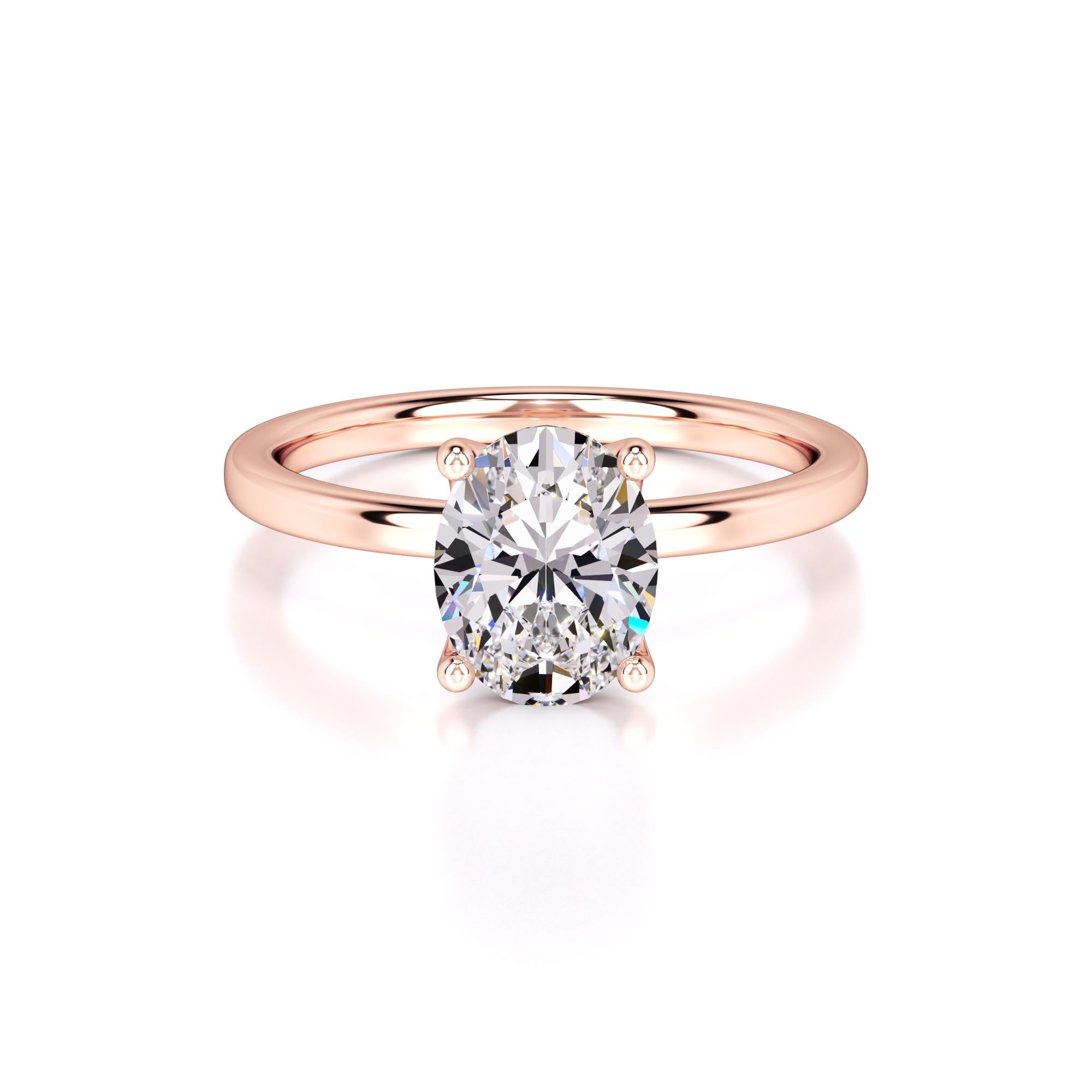 Opal Lab Grown Diamond Ring | Rose Gold | 1