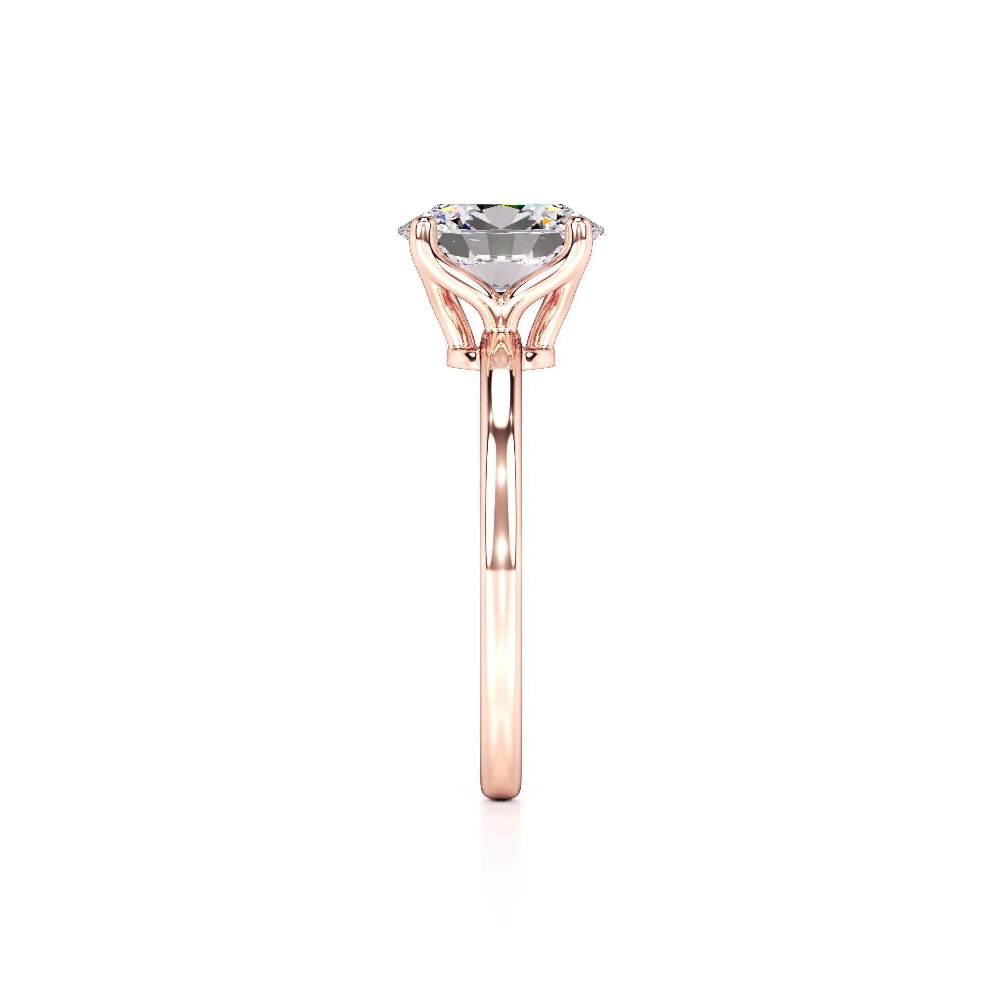Opal Lab Grown Diamond Ring | Rose Gold | 4