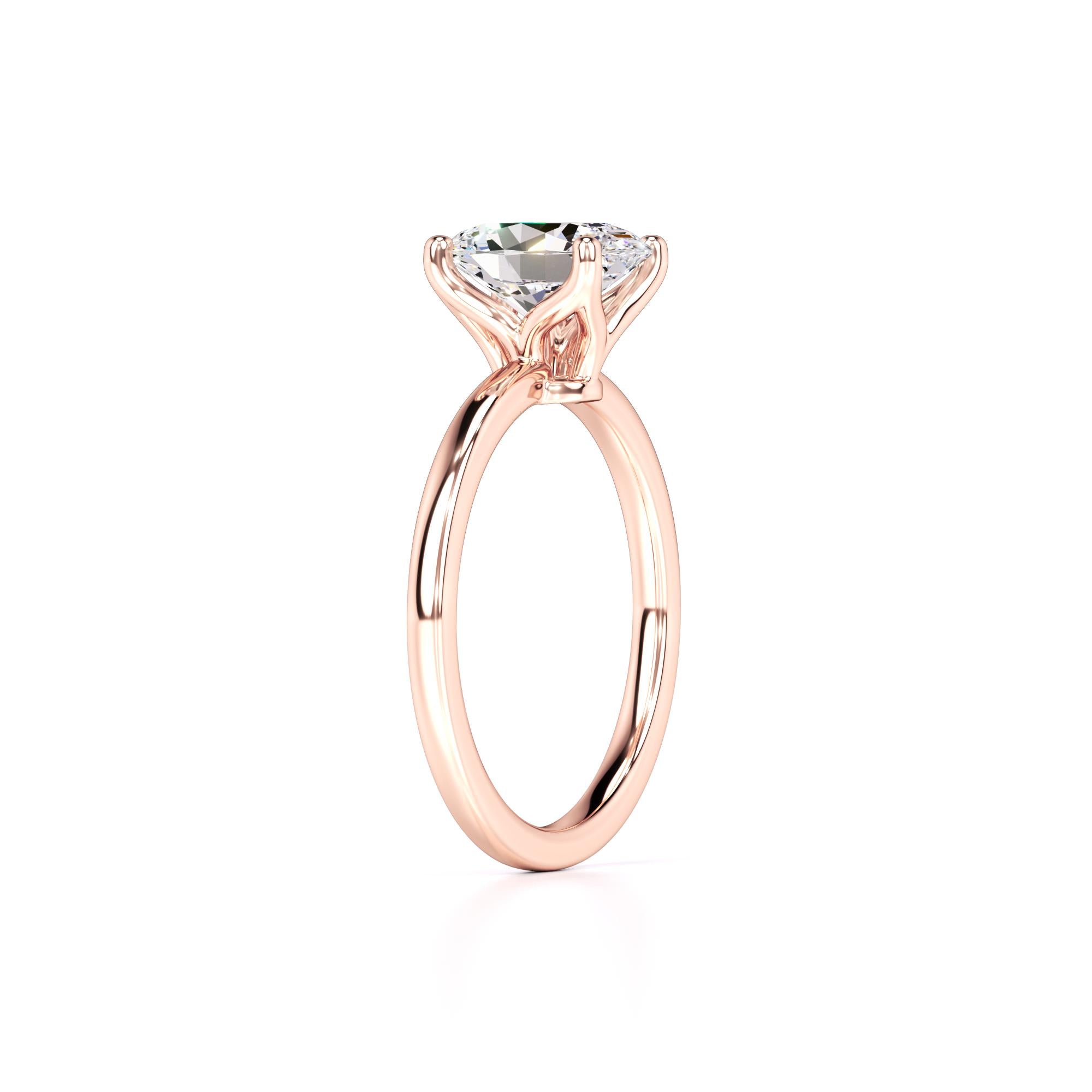 Opal Lab Grown Diamond Ring | Rose Gold | 3