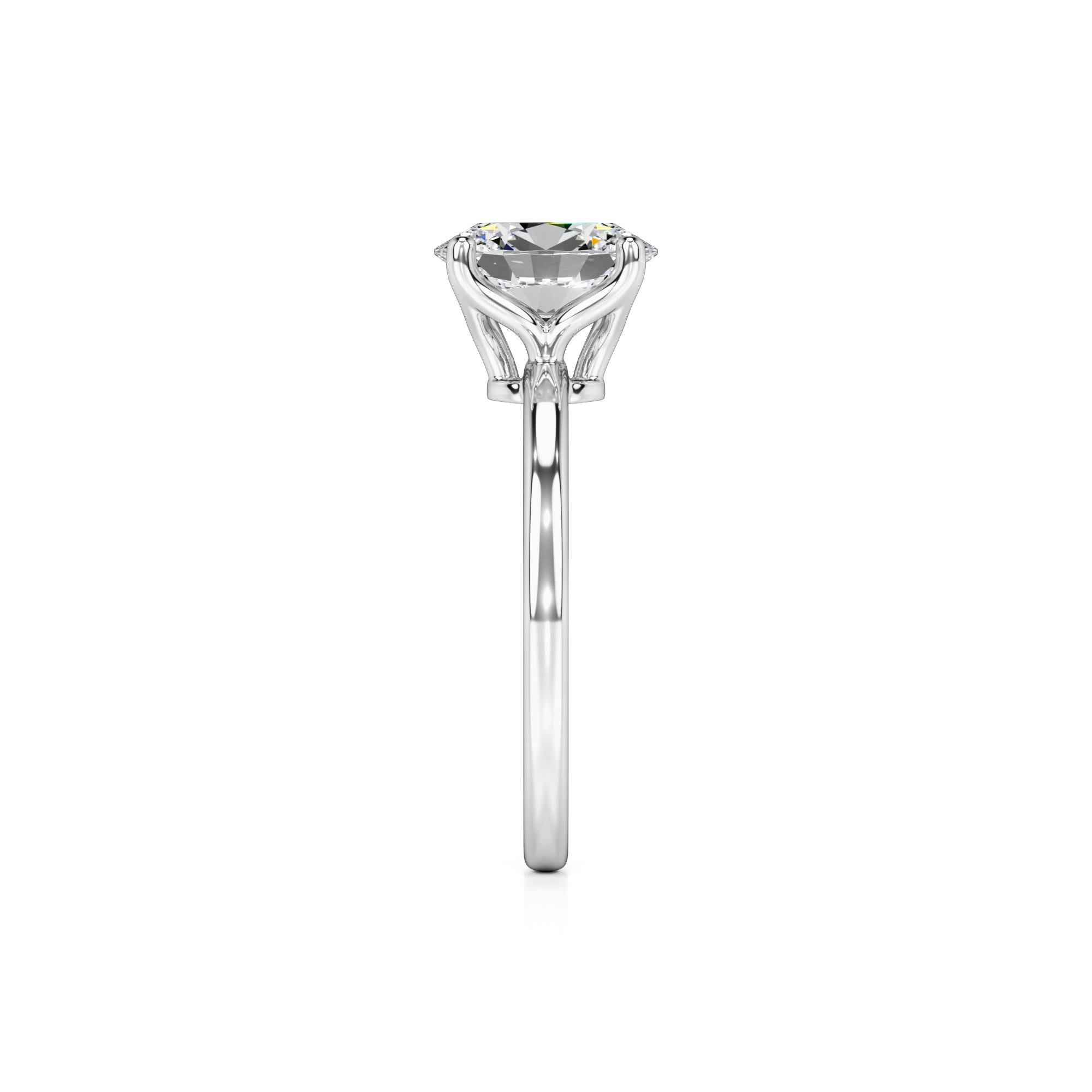 Opal Lab Grown Diamond Ring | White Gold | 4