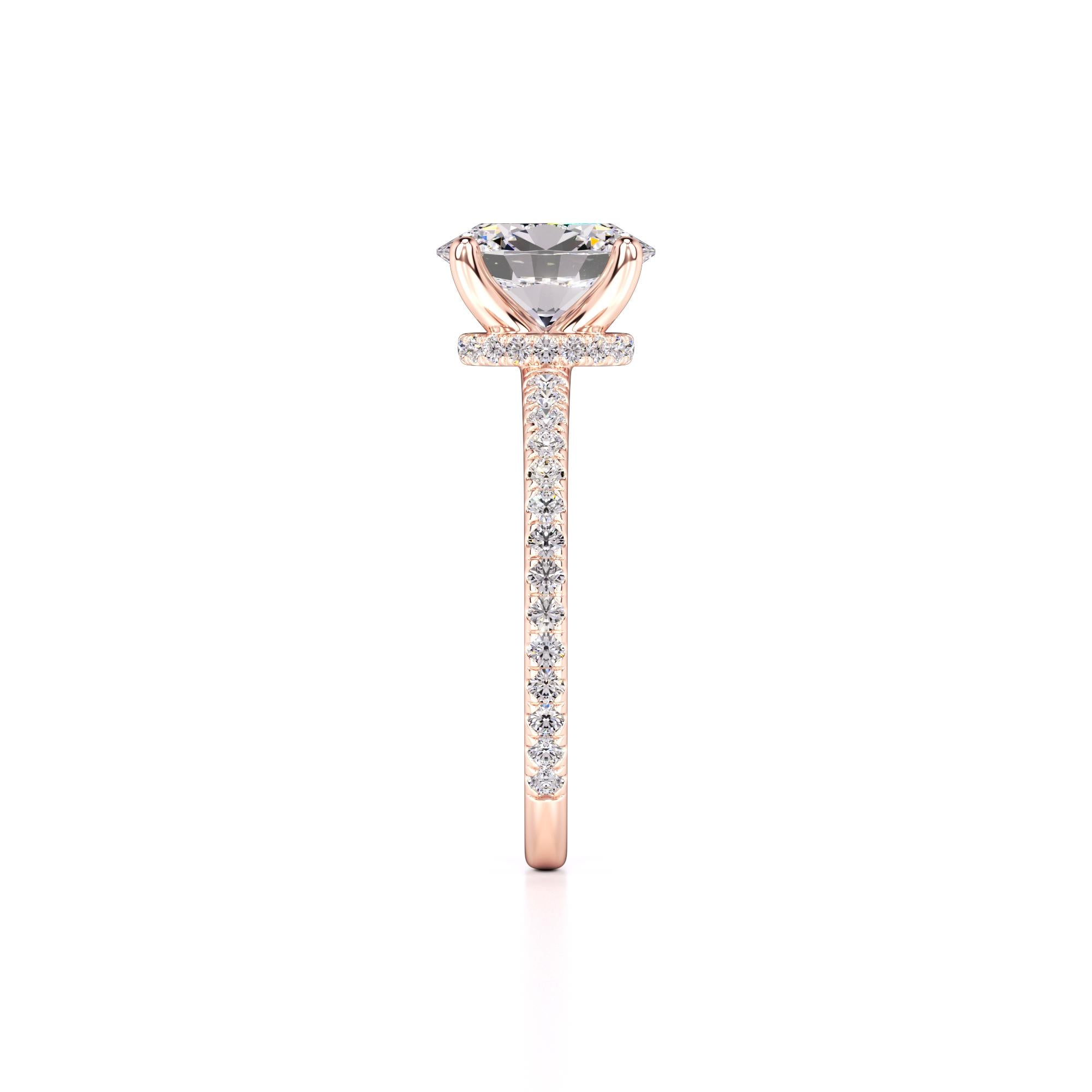 Kara Lab Grown Diamond Ring | Rose Gold | 4