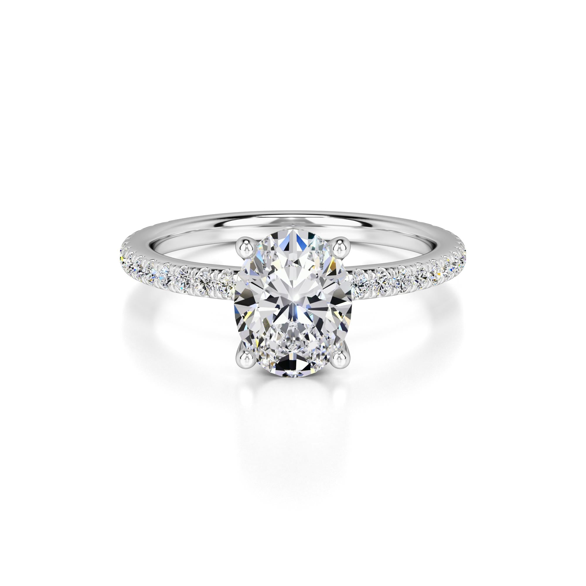 Kara Lab Grown Diamond Ring | White Gold | 1