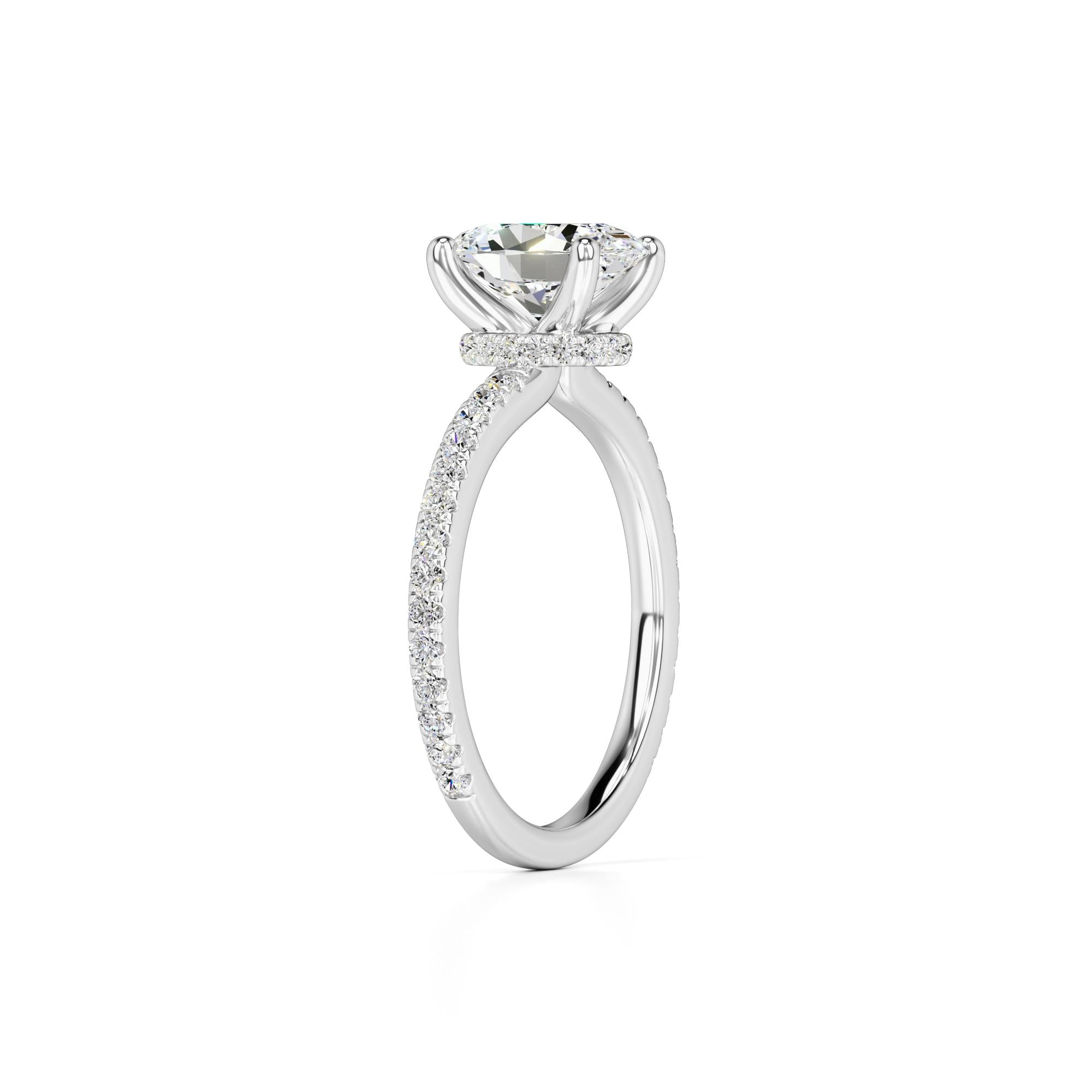 Kara Lab Grown Diamond Ring | White Gold | 3