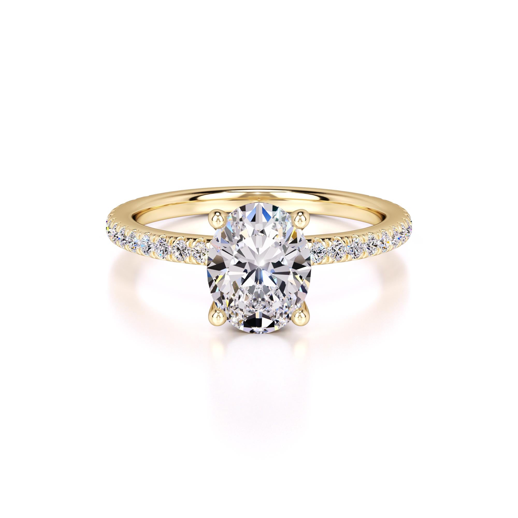 Kara Lab Grown Diamond Ring | Yellow Gold | 1