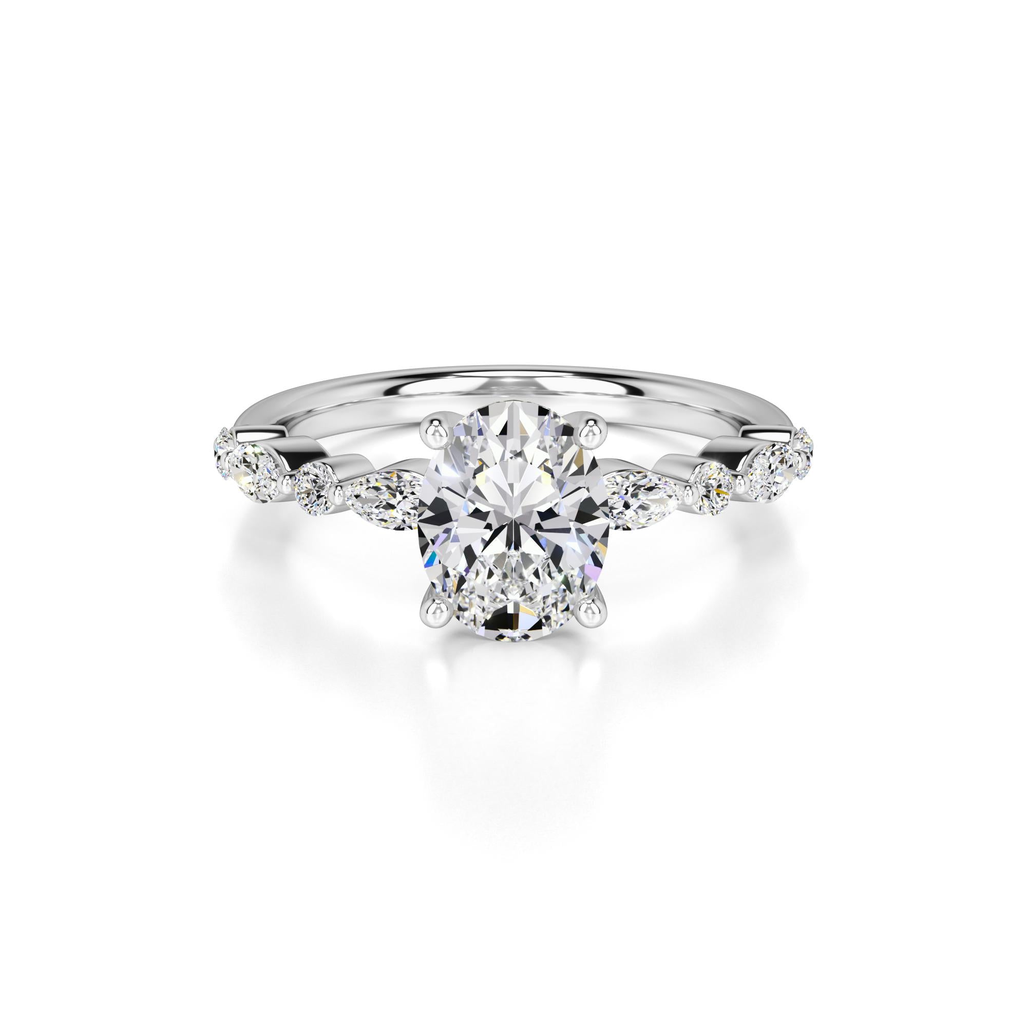 Aria Lab Grown Diamond Ring | White Gold | 1