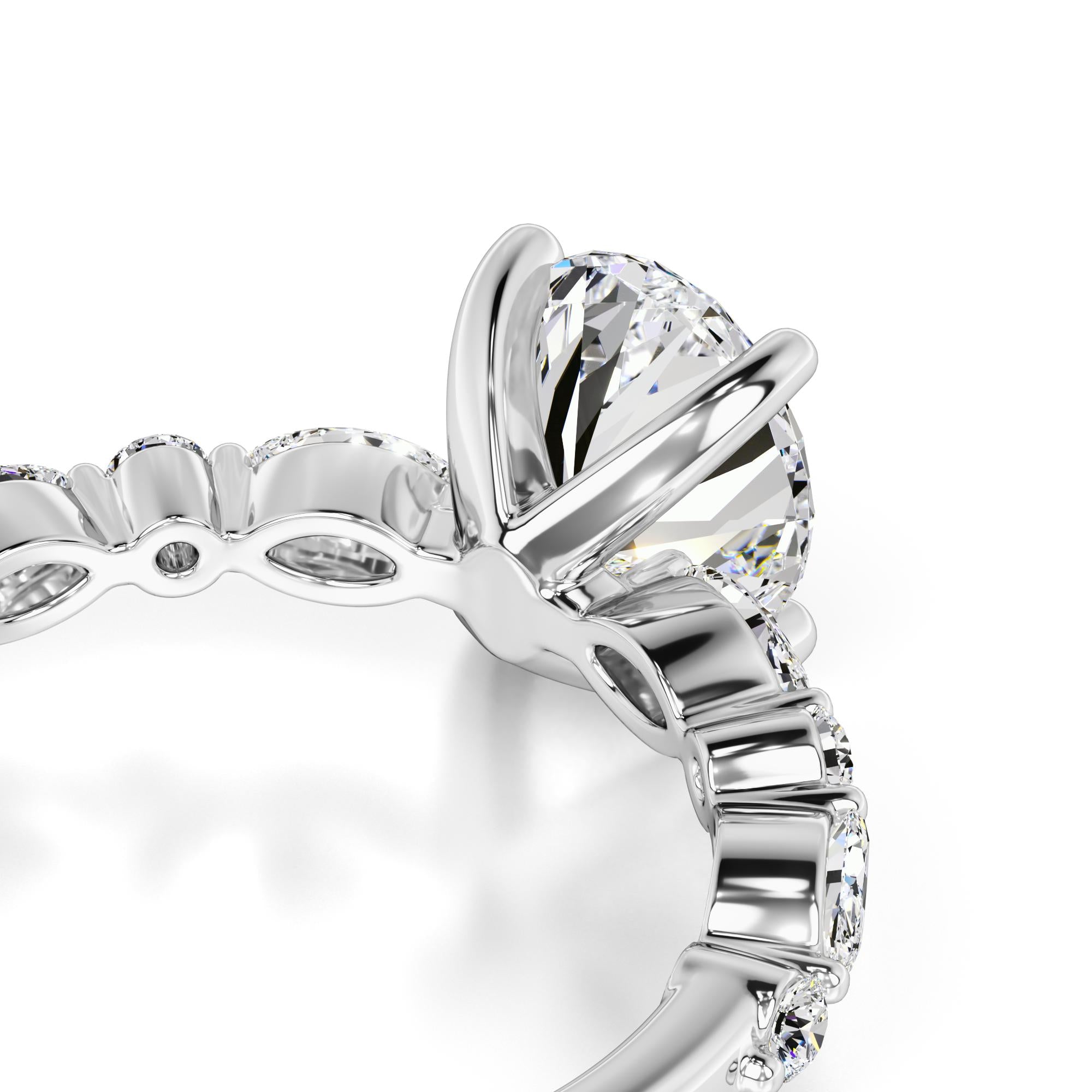 Aria Lab Grown Diamond Ring | White Gold | 2