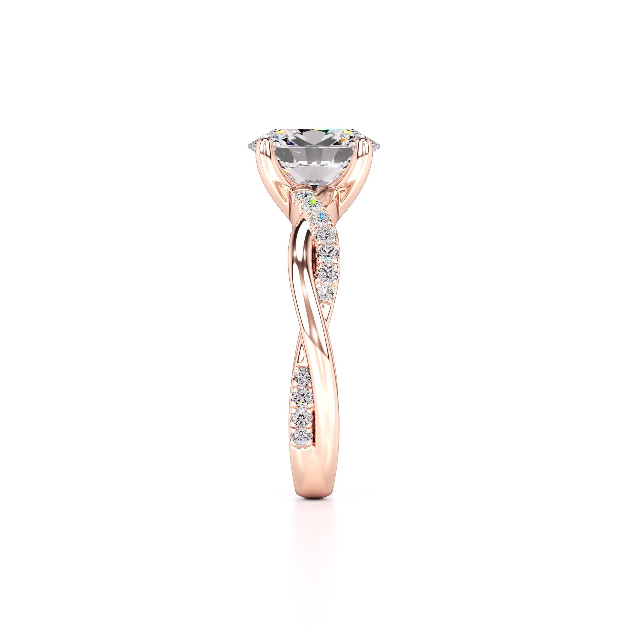 Lacey Lab Grown Diamond Ring | Rose Gold | 4