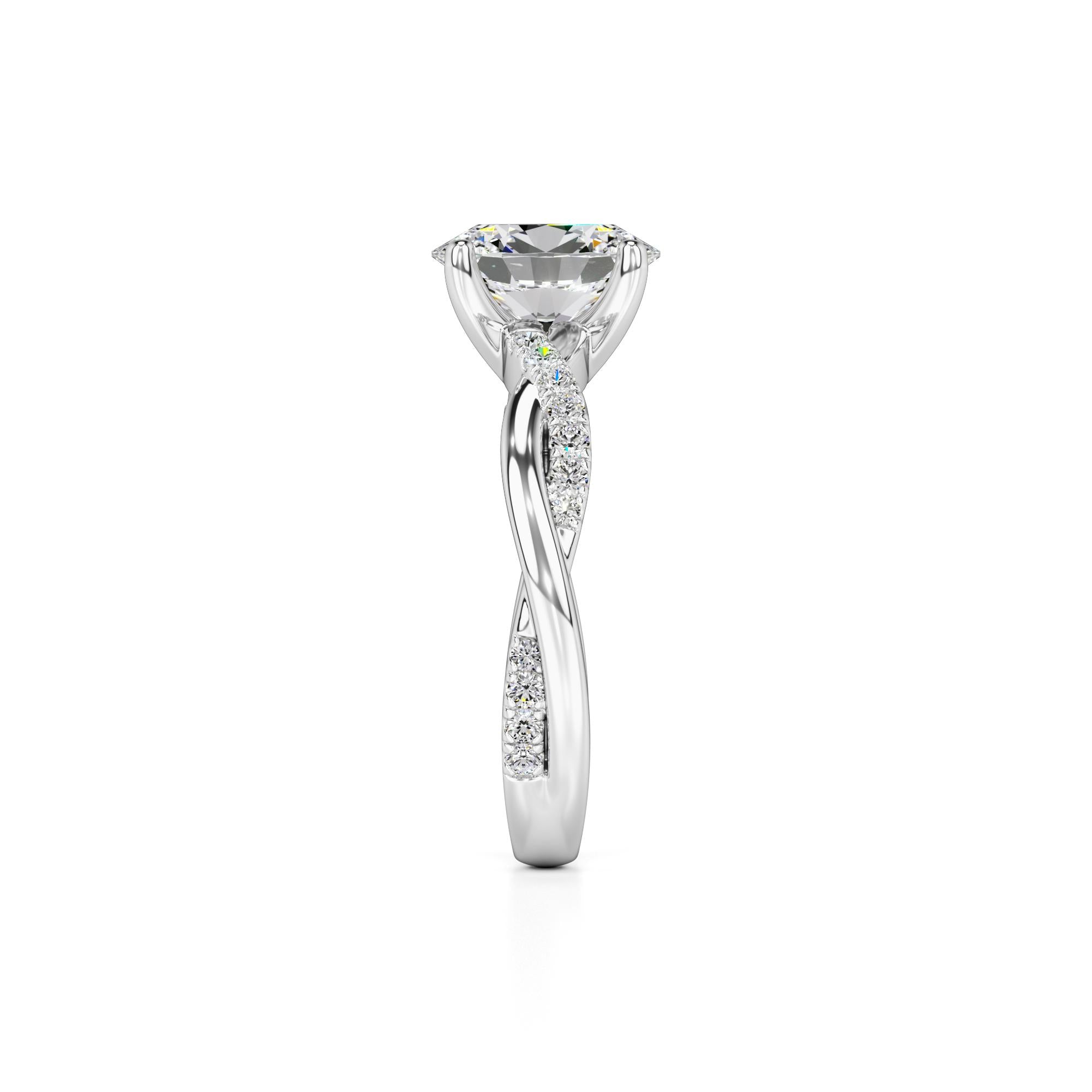 Lacey Lab Grown Diamond Ring | White Gold | 4