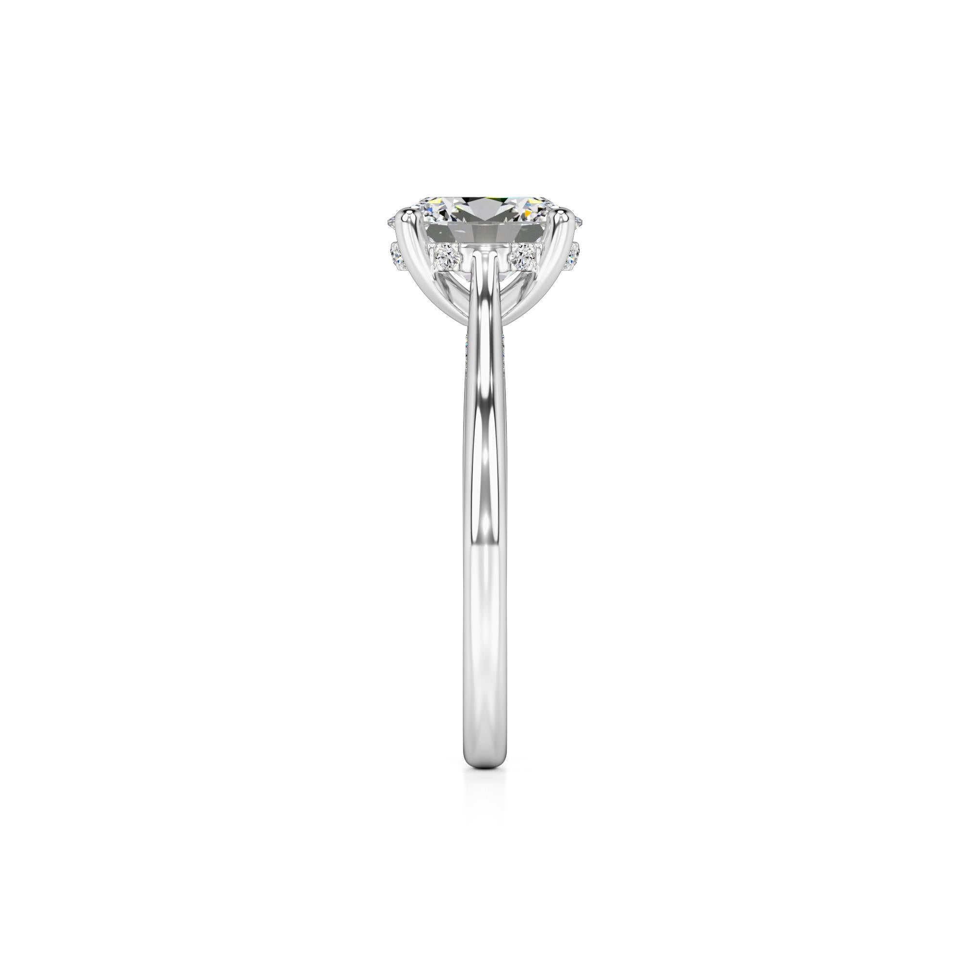 Maya Lab Grown Diamond Ring | White Gold | 4