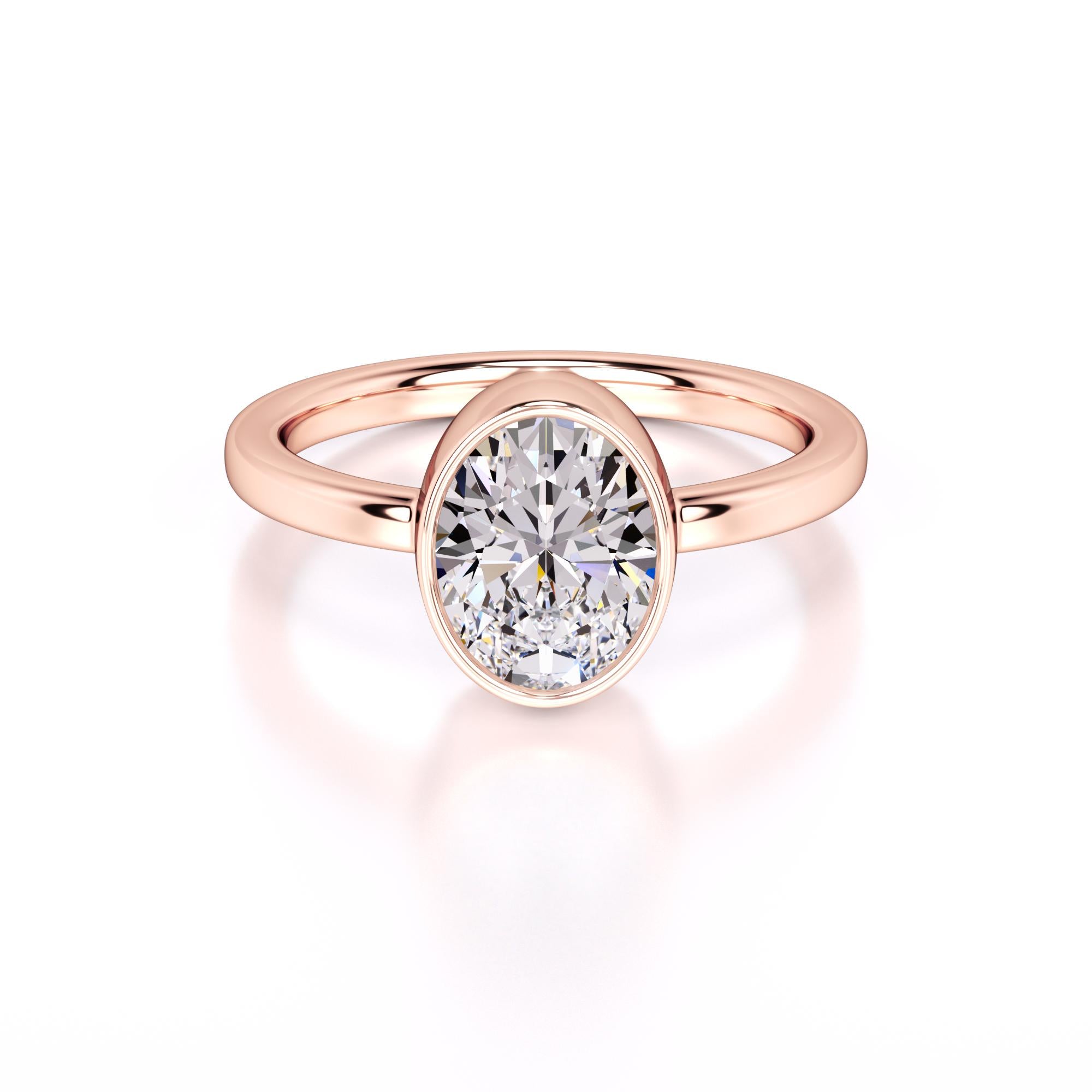 Adriana Lab Grown Diamond Ring | Rose Gold | 1