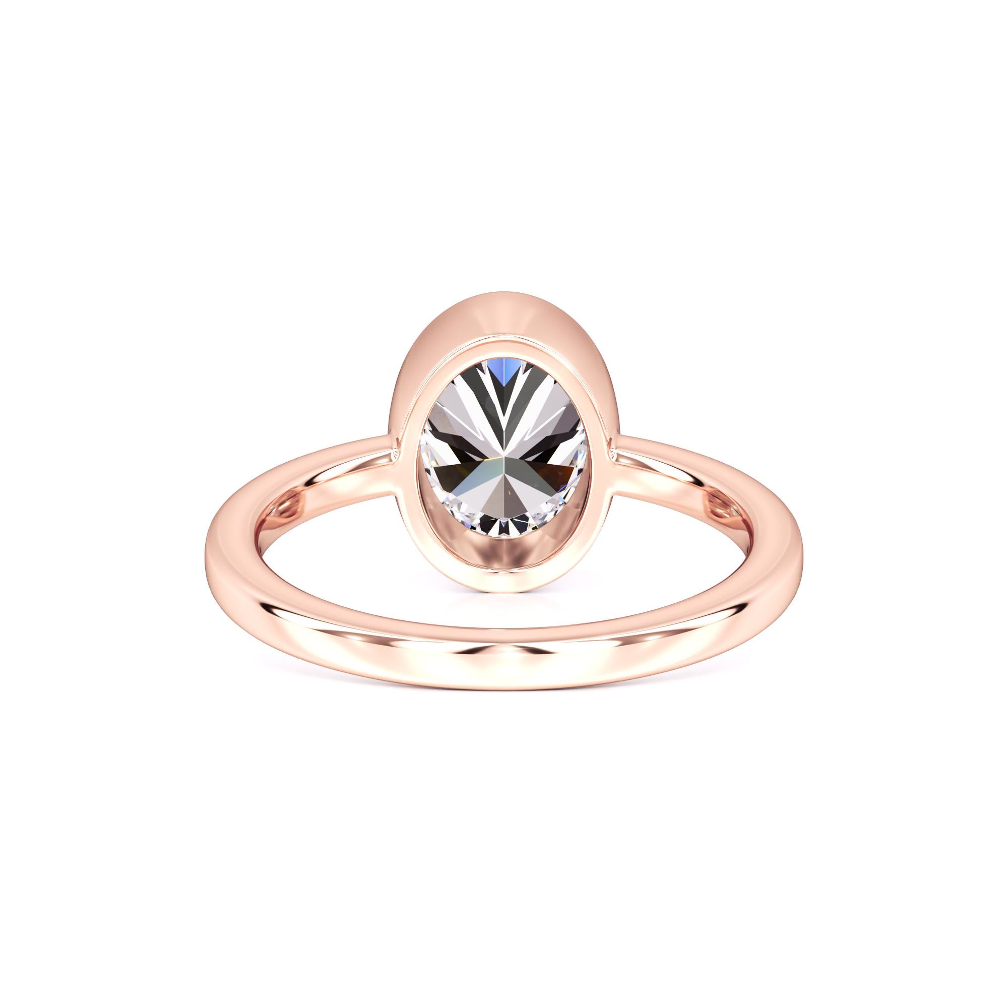 Adriana Moissanite Ring | Rose Gold | 3