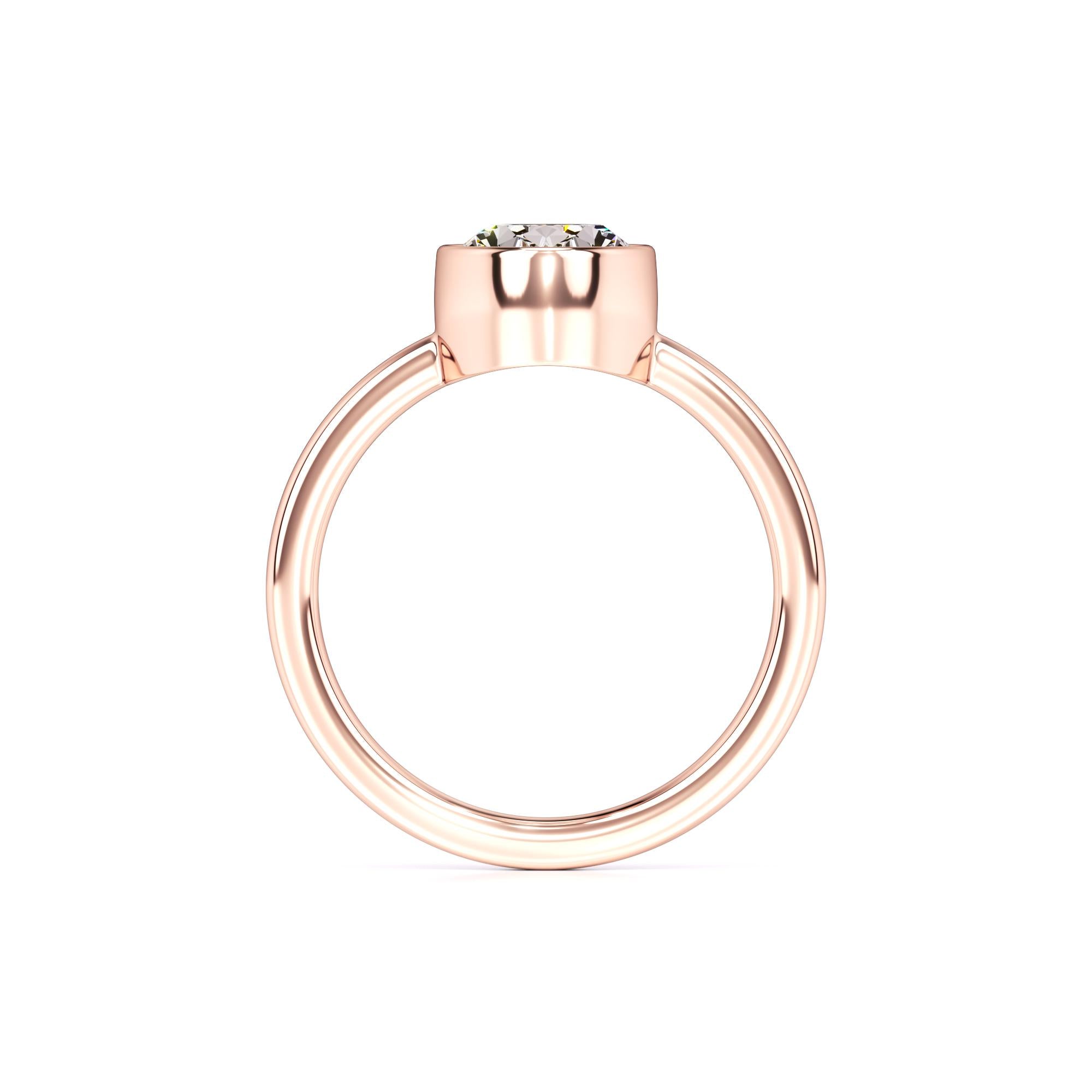 Adriana Moissanite Ring | Rose Gold | 4