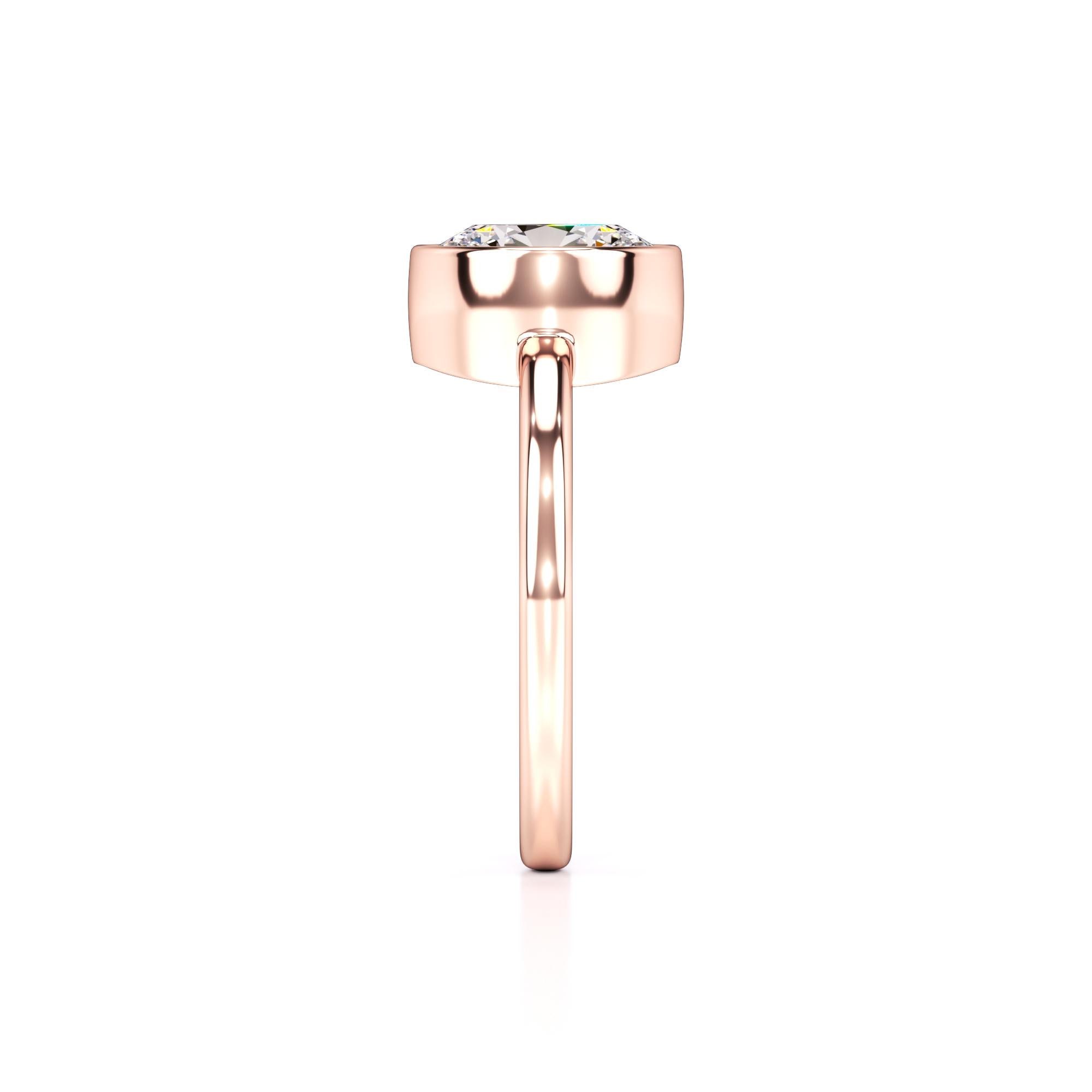 Adriana Lab Grown Diamond Ring | Rose Gold | 4