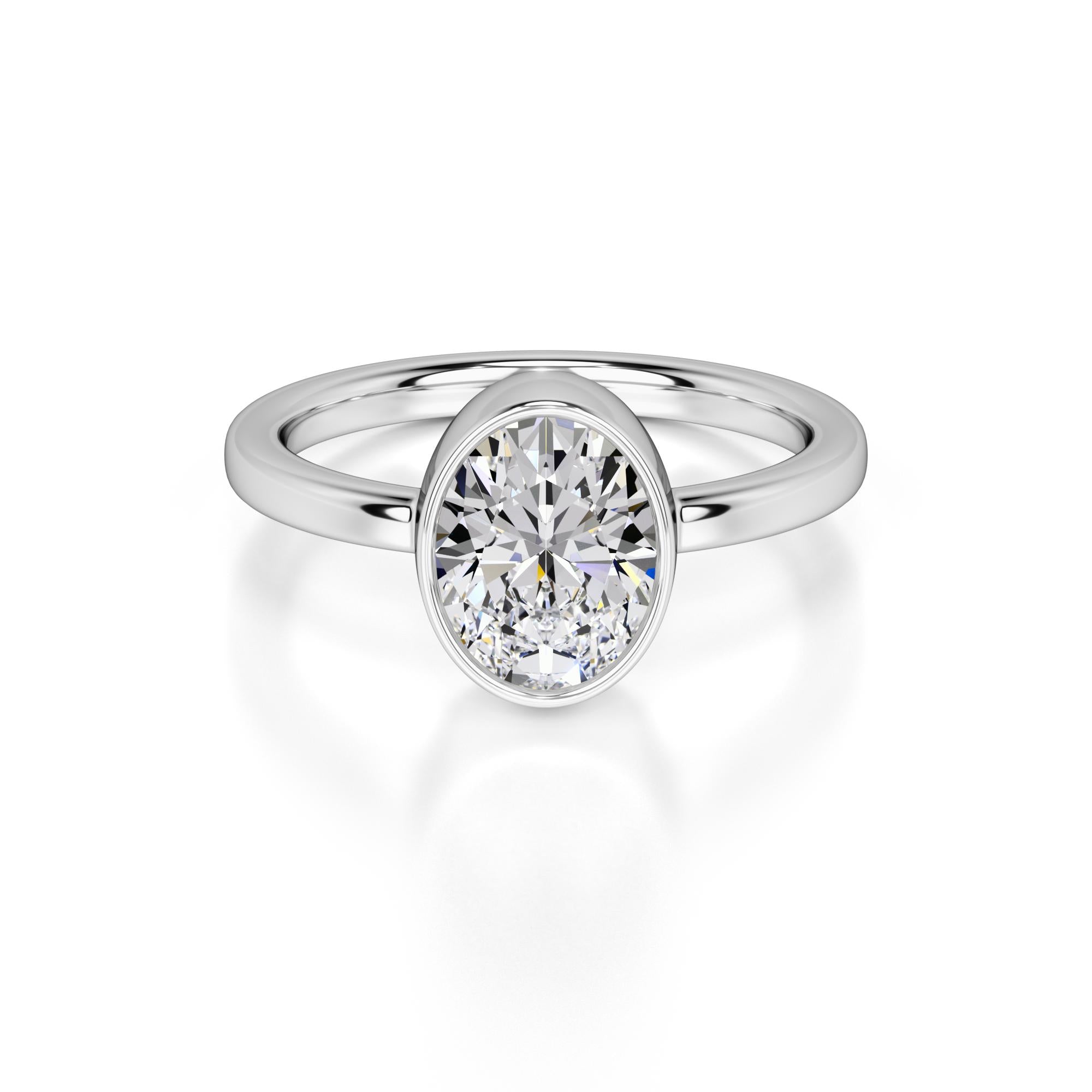 Adriana Lab Grown Diamond Ring | White Gold | 1