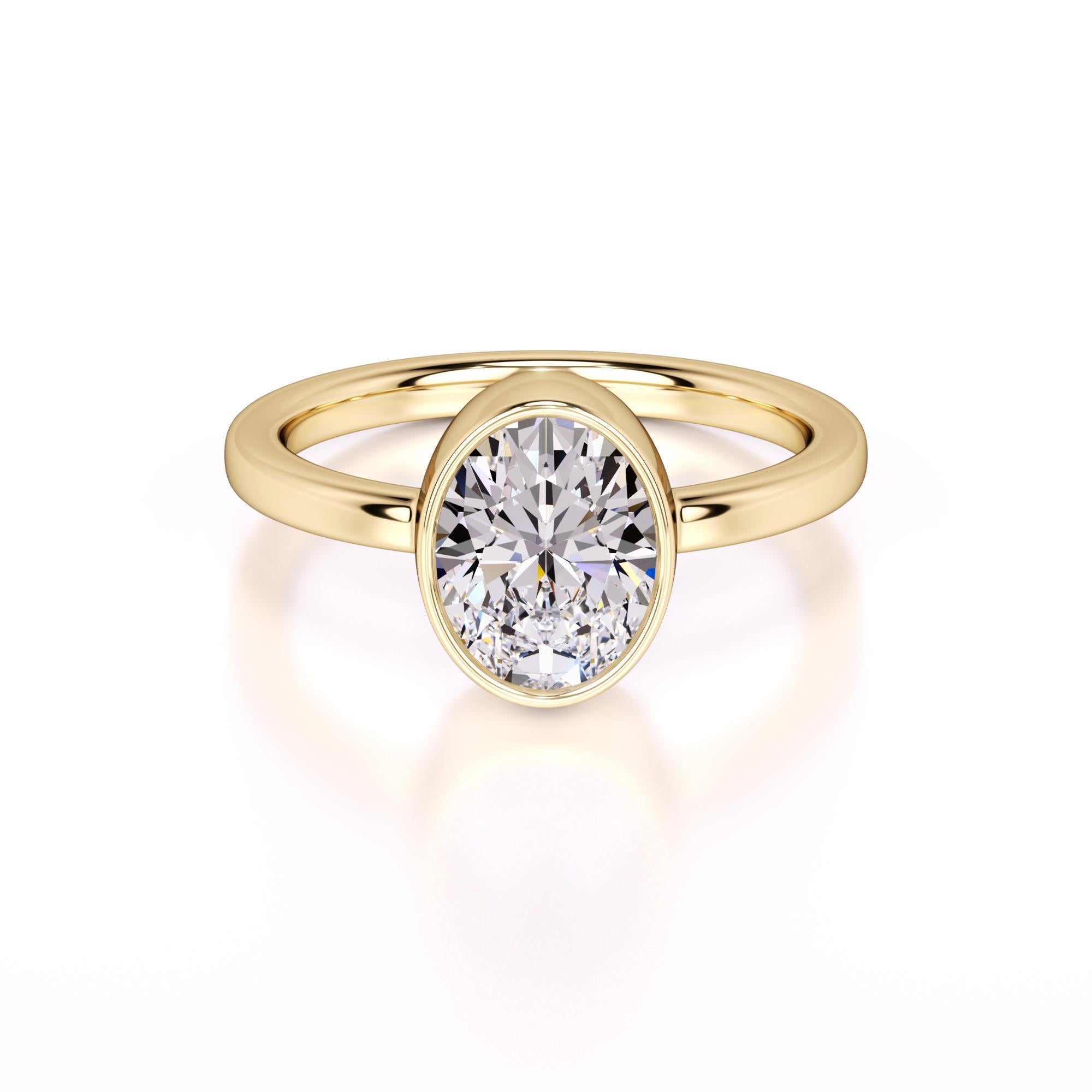 Adriana Lab Grown Diamond Ring | Yellow Gold | 1