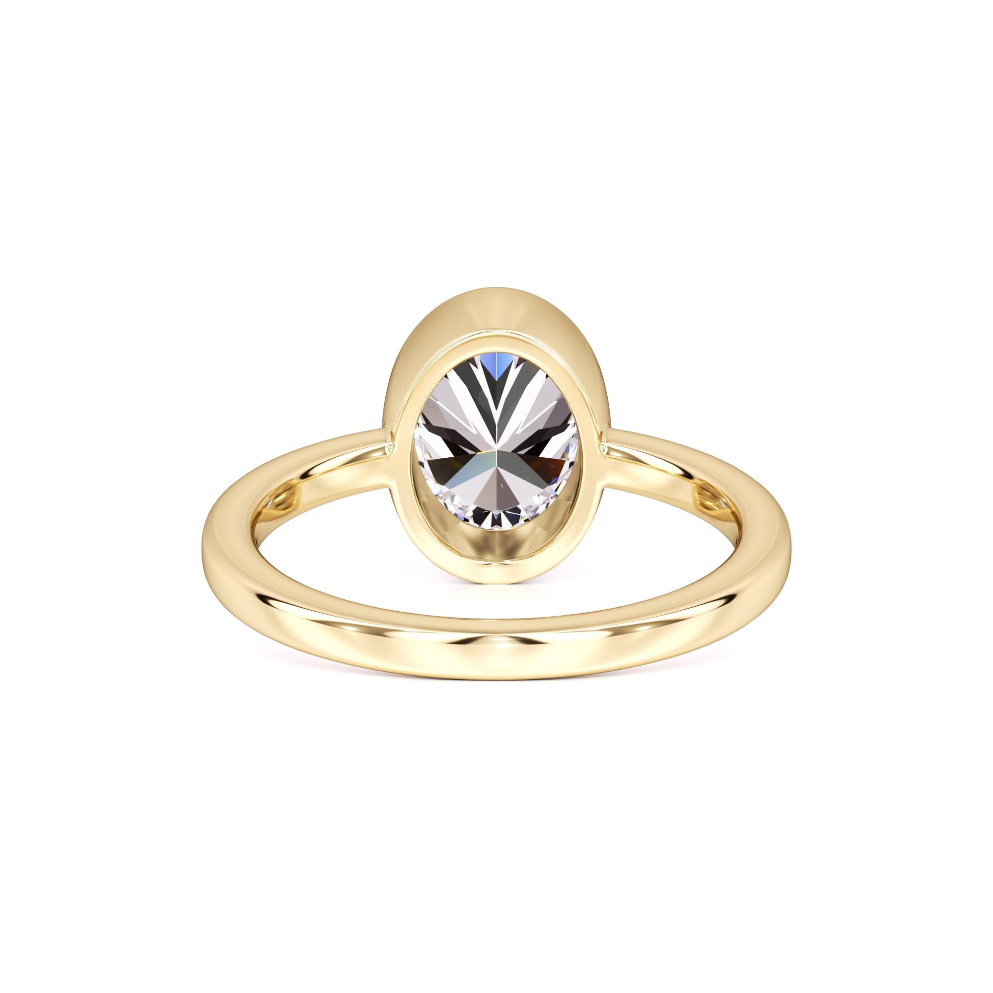 Adriana Moissanite Ring | Yellow Gold | 3